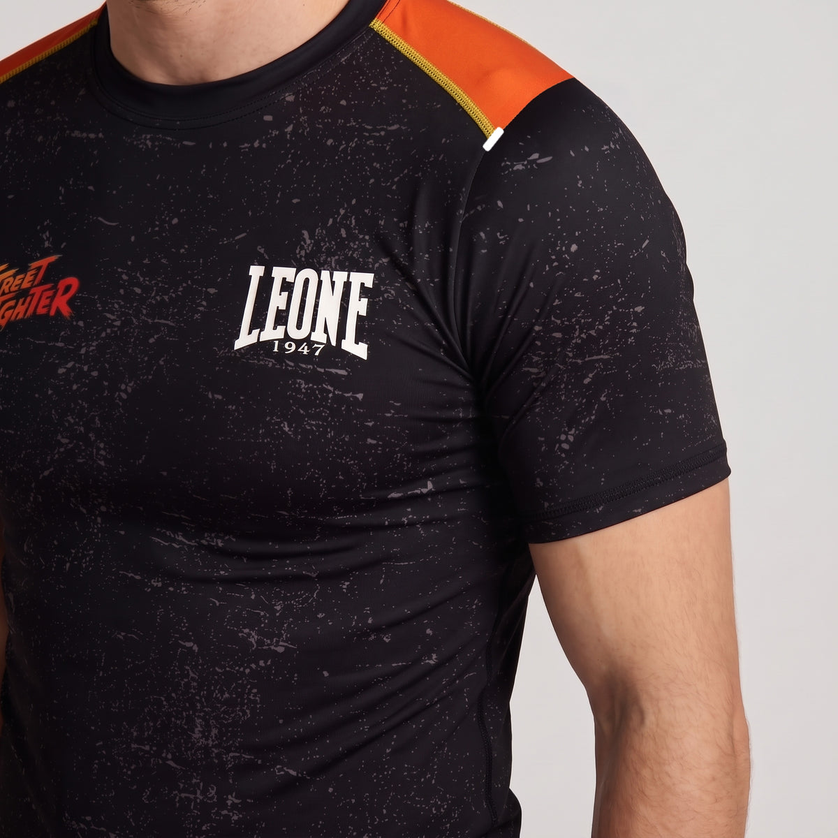 RASHGUARD MANICHE CORTE UOMO LEONE X STREET FIGHTER