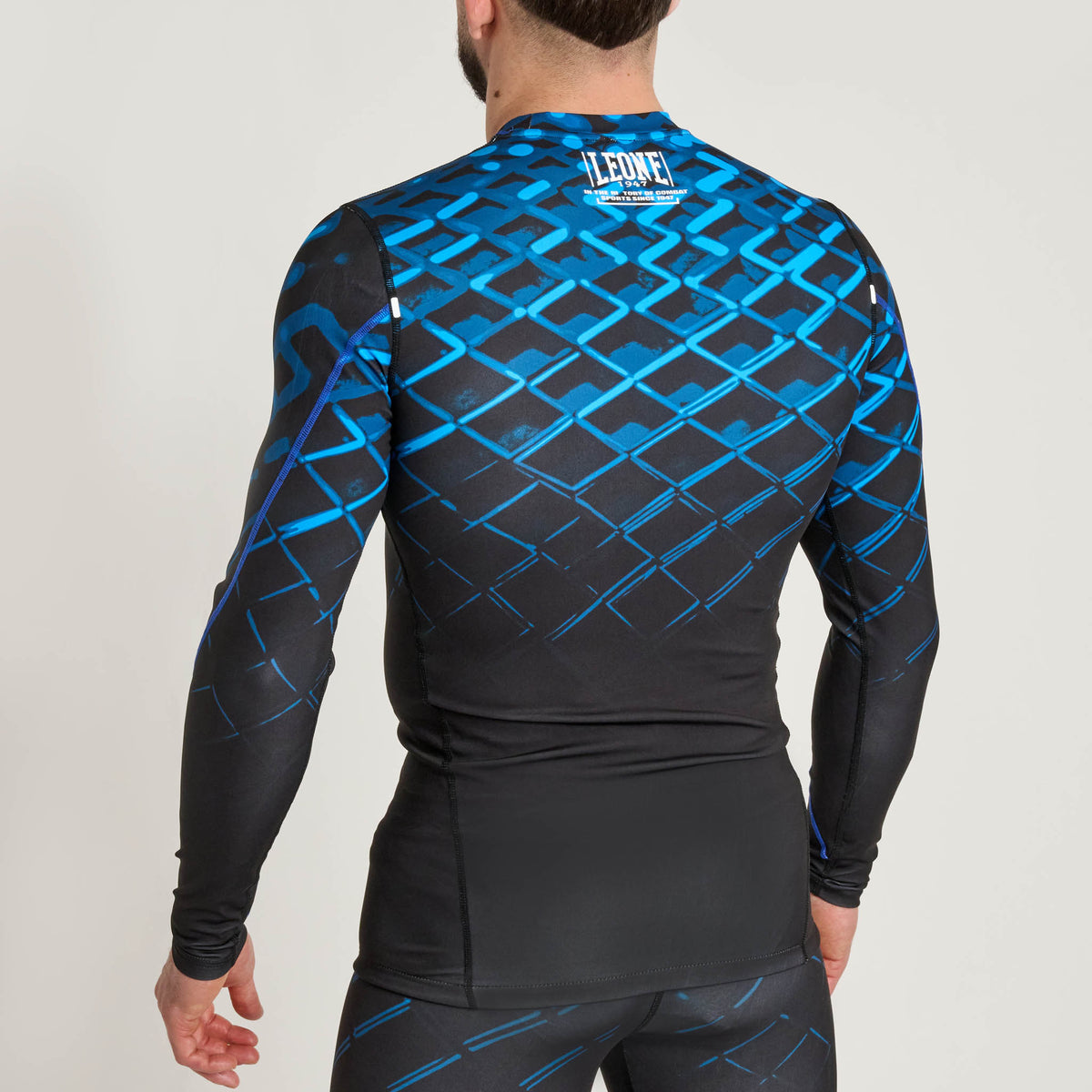 MMA CAGE MEN’S LONG SLEEVE RASHGUARD