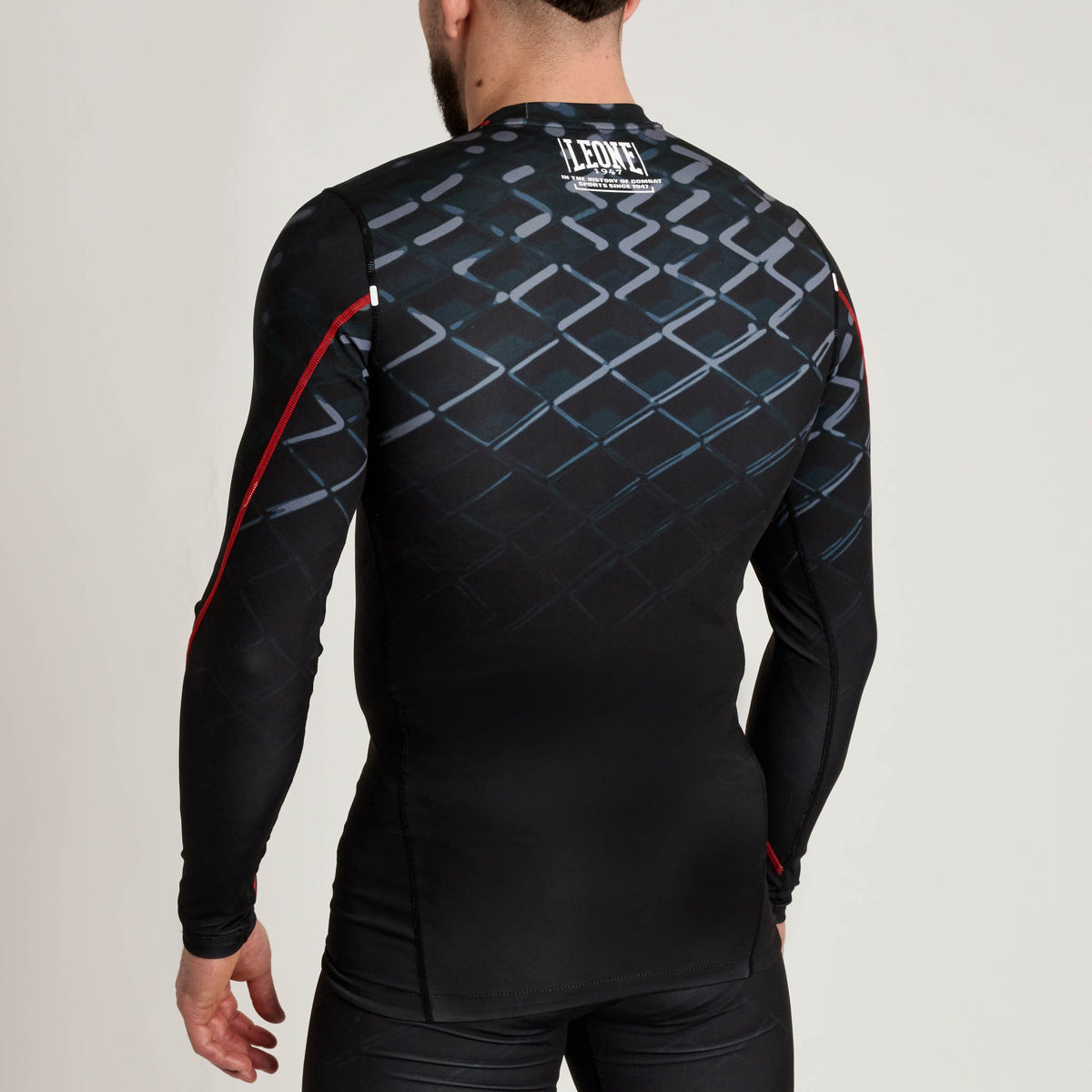 MMA CAGE MEN’S LONG SLEEVE RASHGUARD