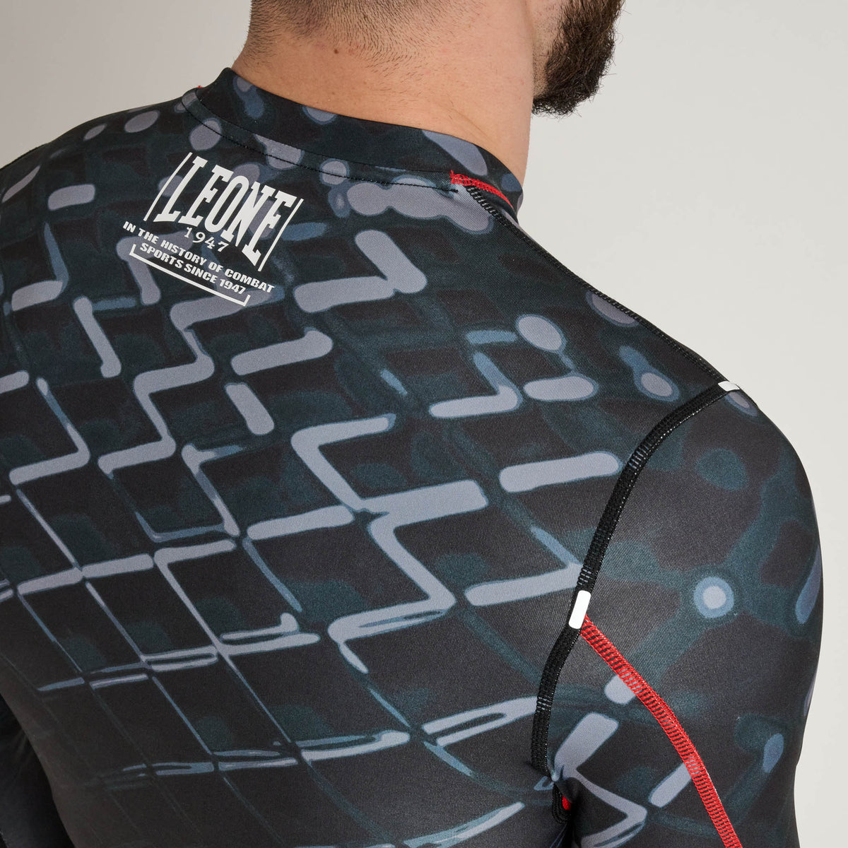 MMA CAGE MEN’S LONG SLEEVE RASHGUARD