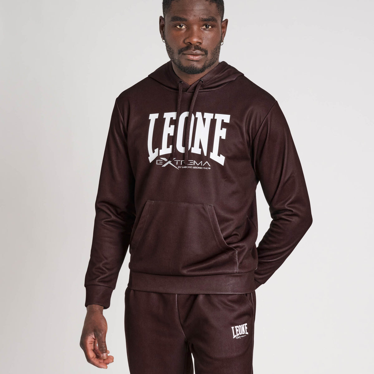 FELPA CON CAPPUCCIO LOGO