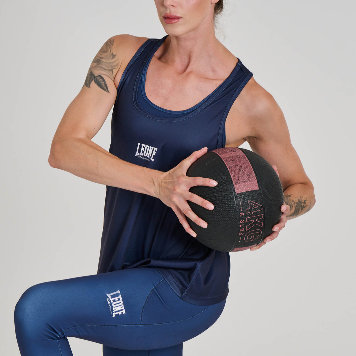 CANOTTA DONNA LOGO DRY MESH