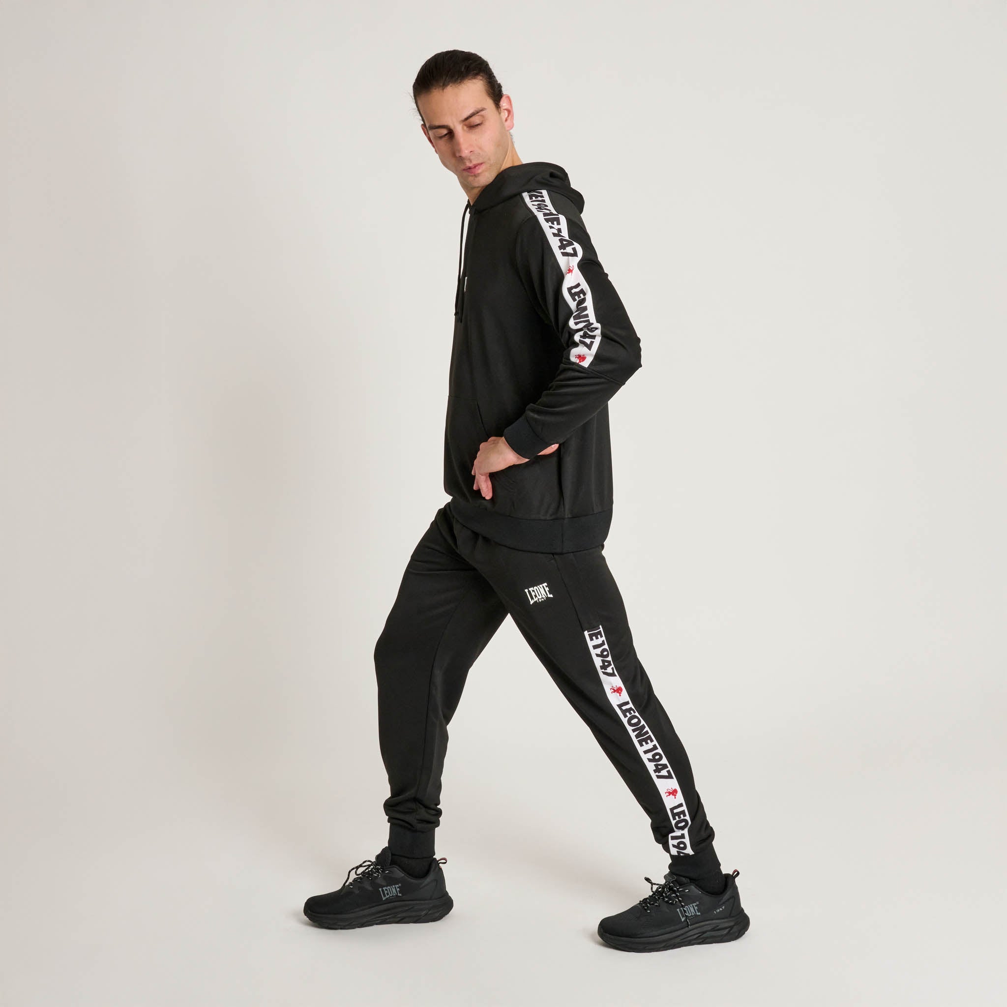 STRIPE 47 HOODED SWEATSHIRT