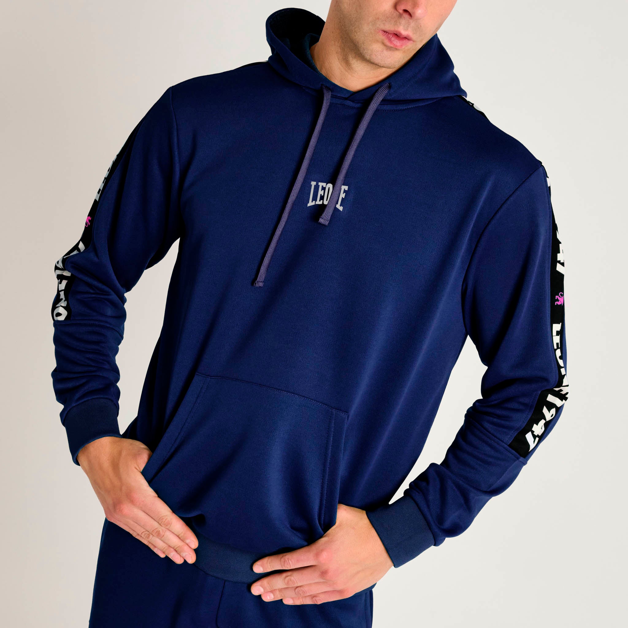 STRIPE 47 HOODED SWEATSHIRT