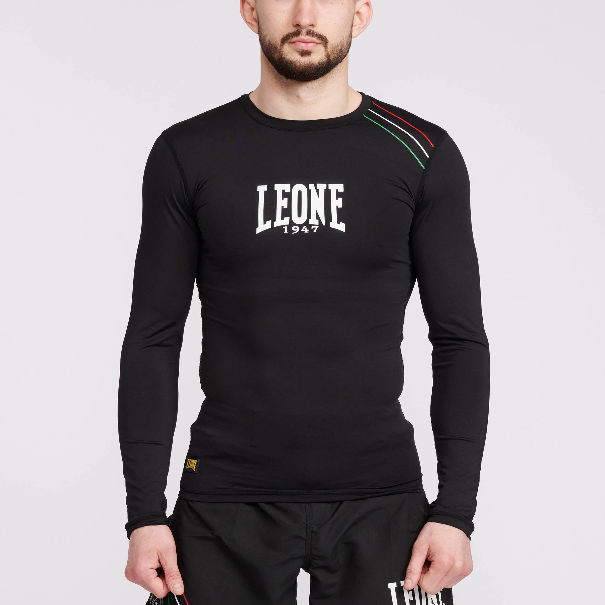 FLAG COMPRESSION LONGSLEEVED T SHIRT