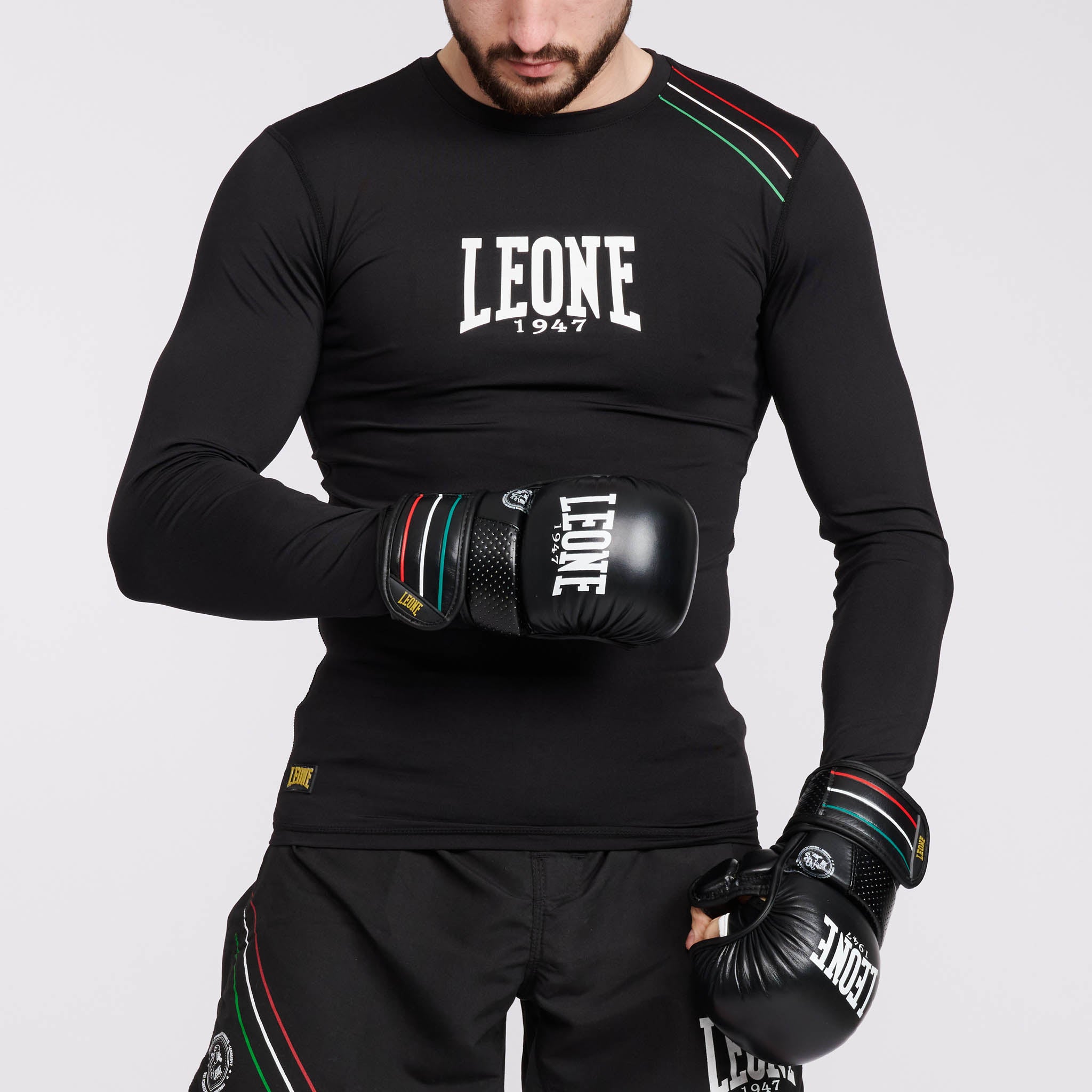 FLAG COMPRESSION LONGSLEEVED T SHIRT
