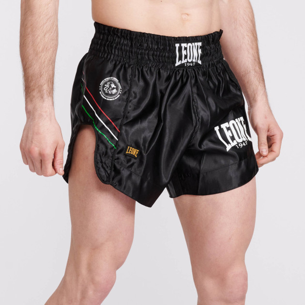 Leone 1947 Pantalon Boxeo FLAG AB227 Negro