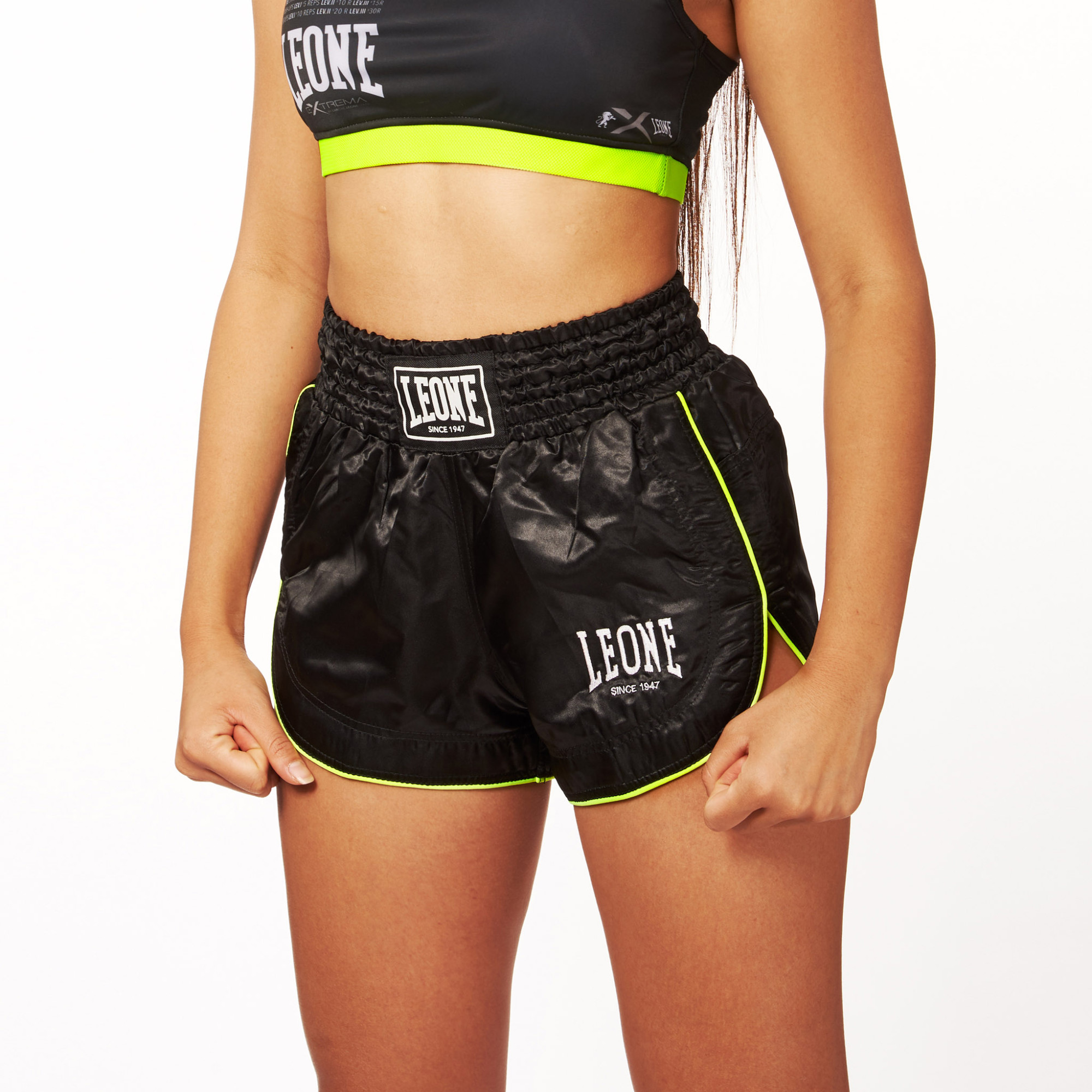 View our Women Boxing Shorts Leone 1947 FIGHTER LIFE W AB281 at
