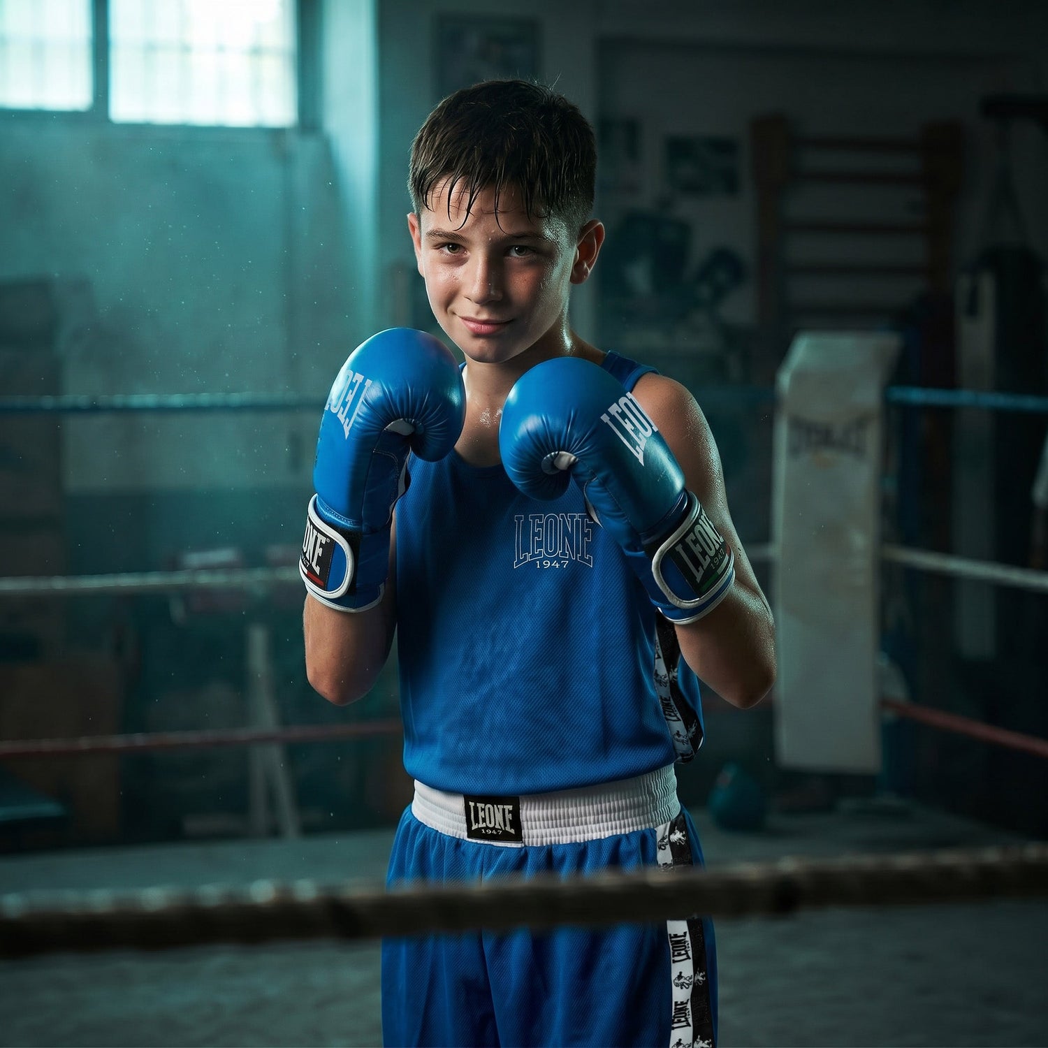 Boxe per bambini con attrezzatura Leone 1947