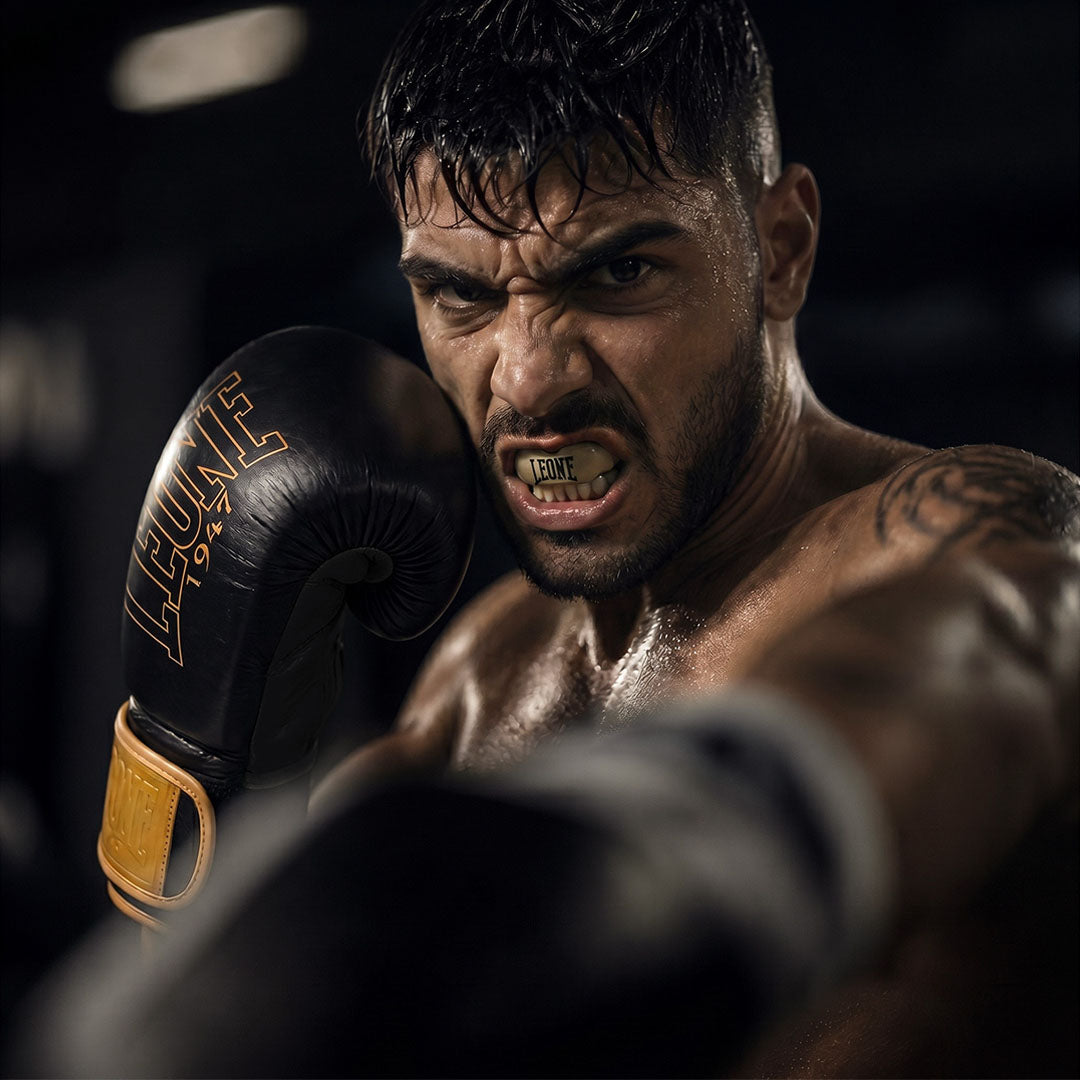 Paradenti Leone 1947 per sport da combattimento