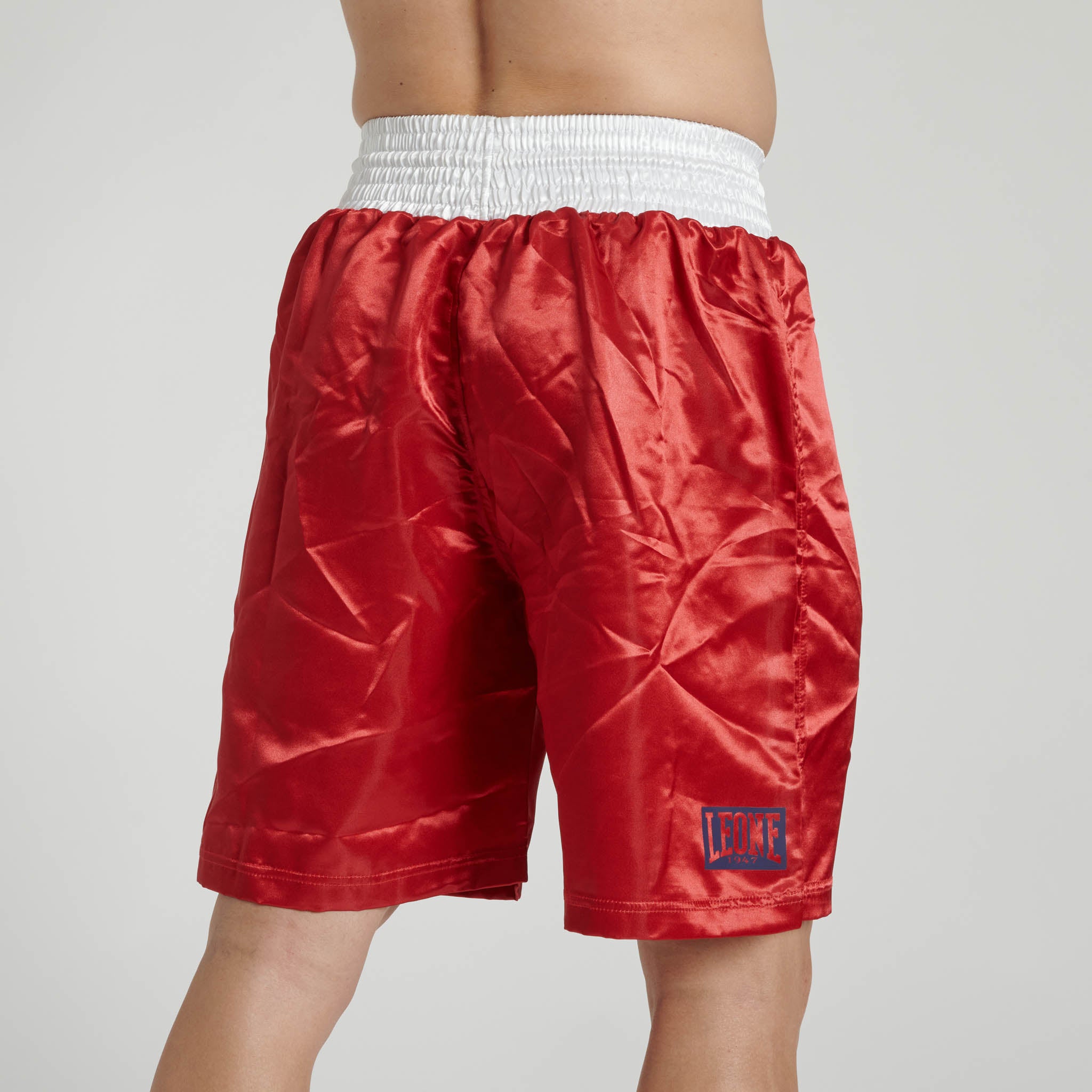 COLOR BLOCK BOXING SHORTS AB237 red | Leone 1947 Official Shop