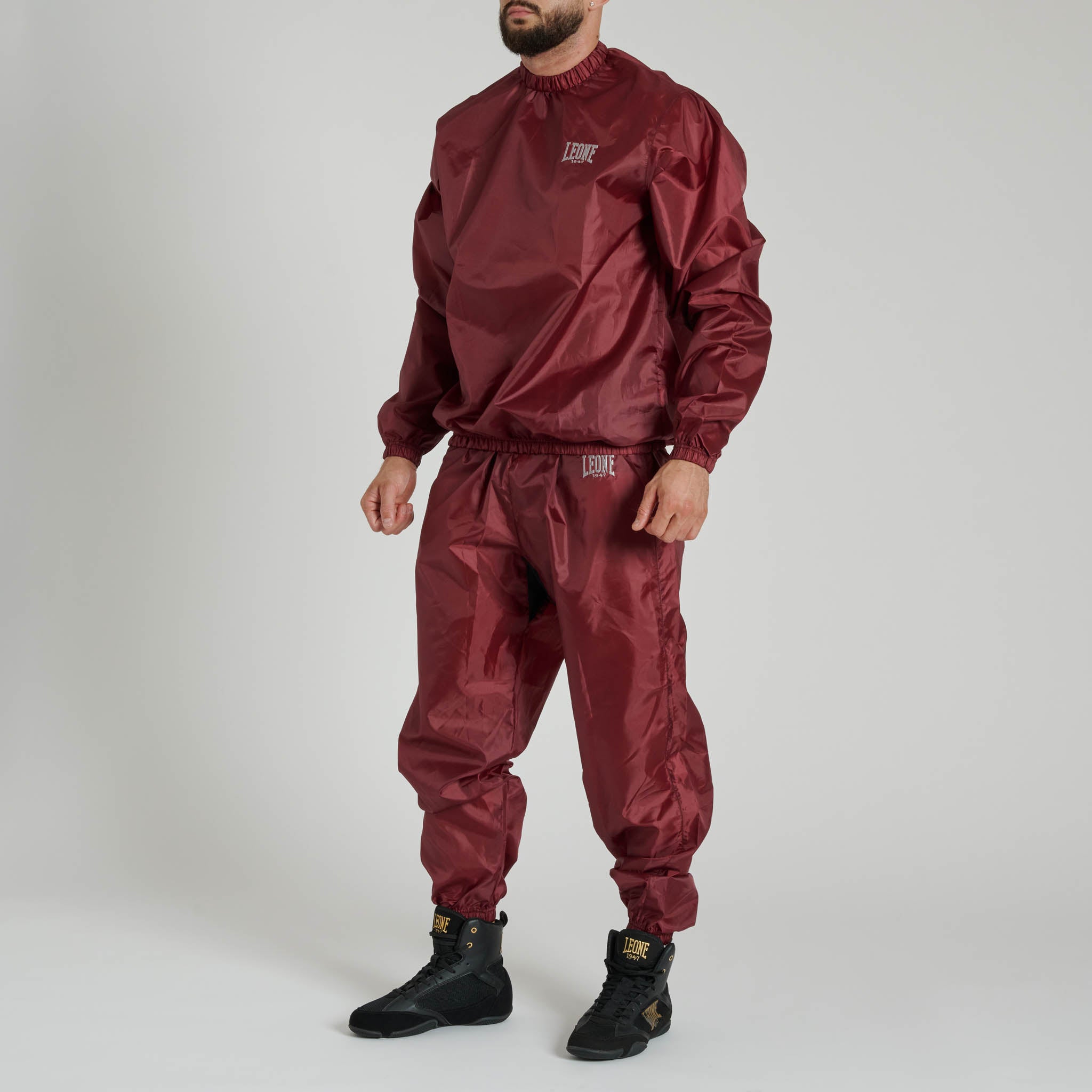 SAUNA SUIT AB295 black/blue | Leone 1947 Official Shop