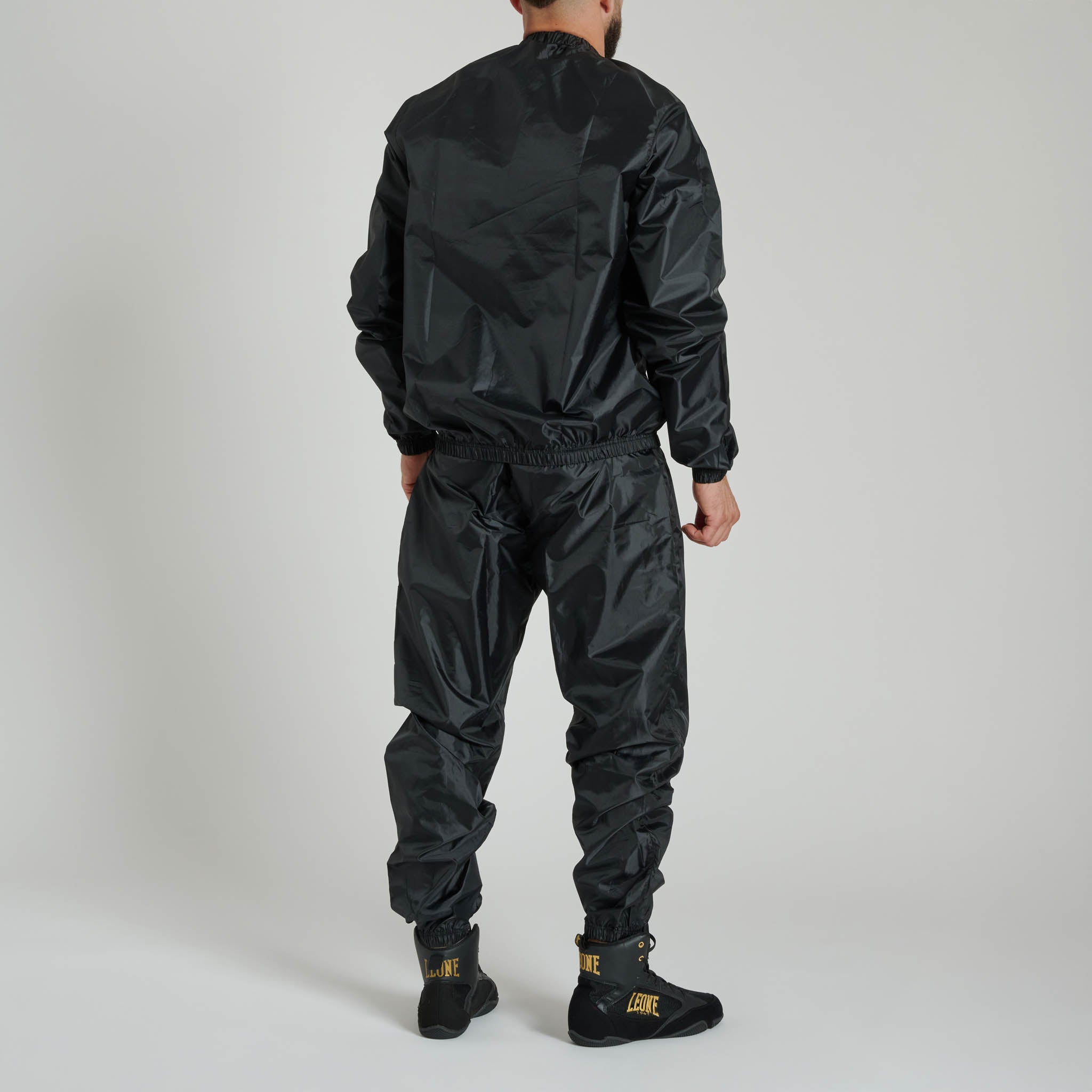 SAUNA SUIT AB295 black/blue | Leone 1947 Official Shop