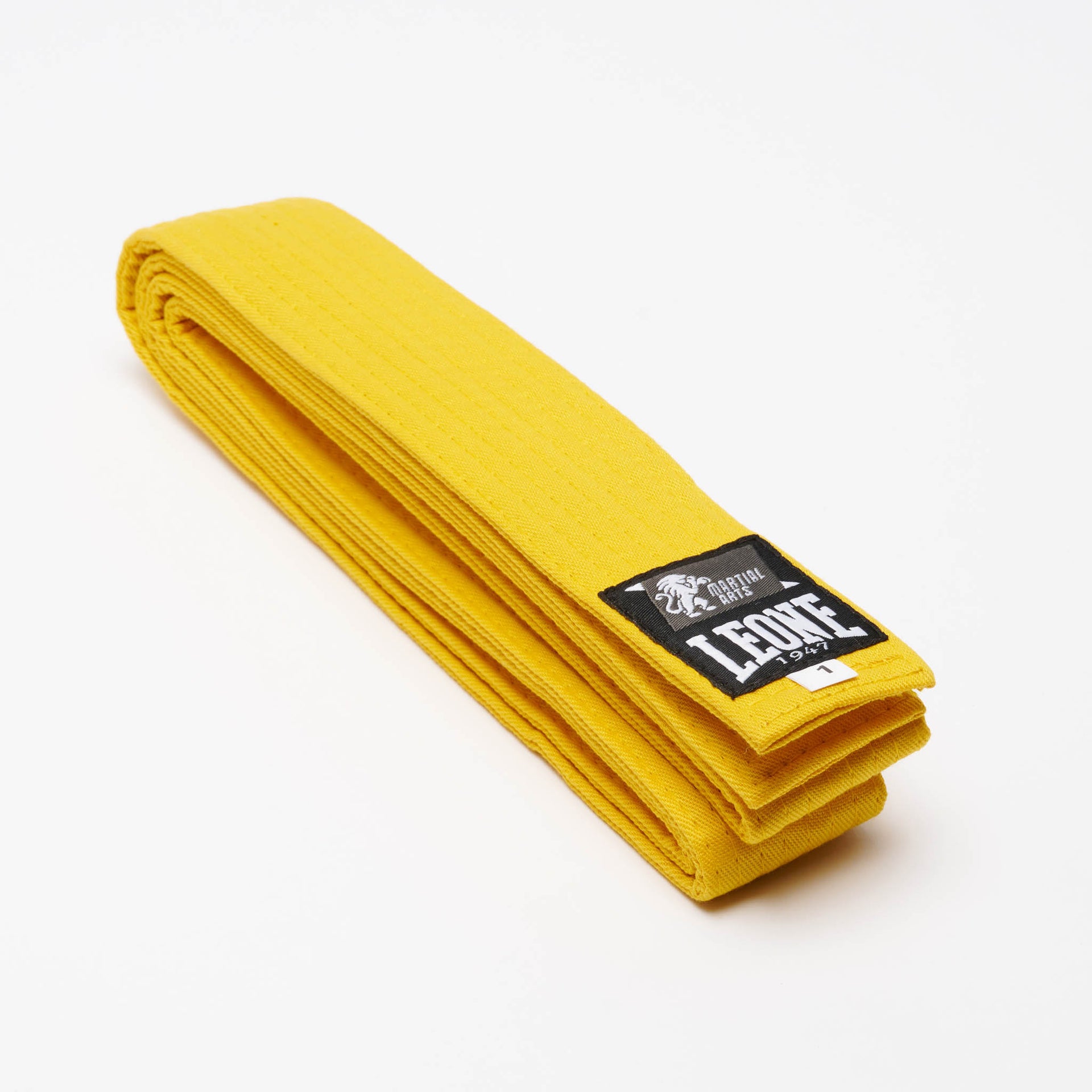 KARATE JUDO BELT AB402 yellow Leone 1947 Official Shop