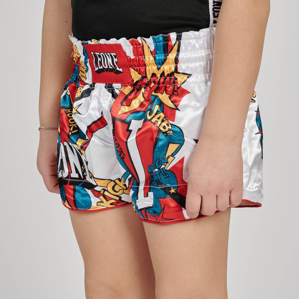 Shorts Thai Leone 1947 Per Bambini - Unisex, 100% Satin - Per Muay Thai E Arti Marziali - Foto 8