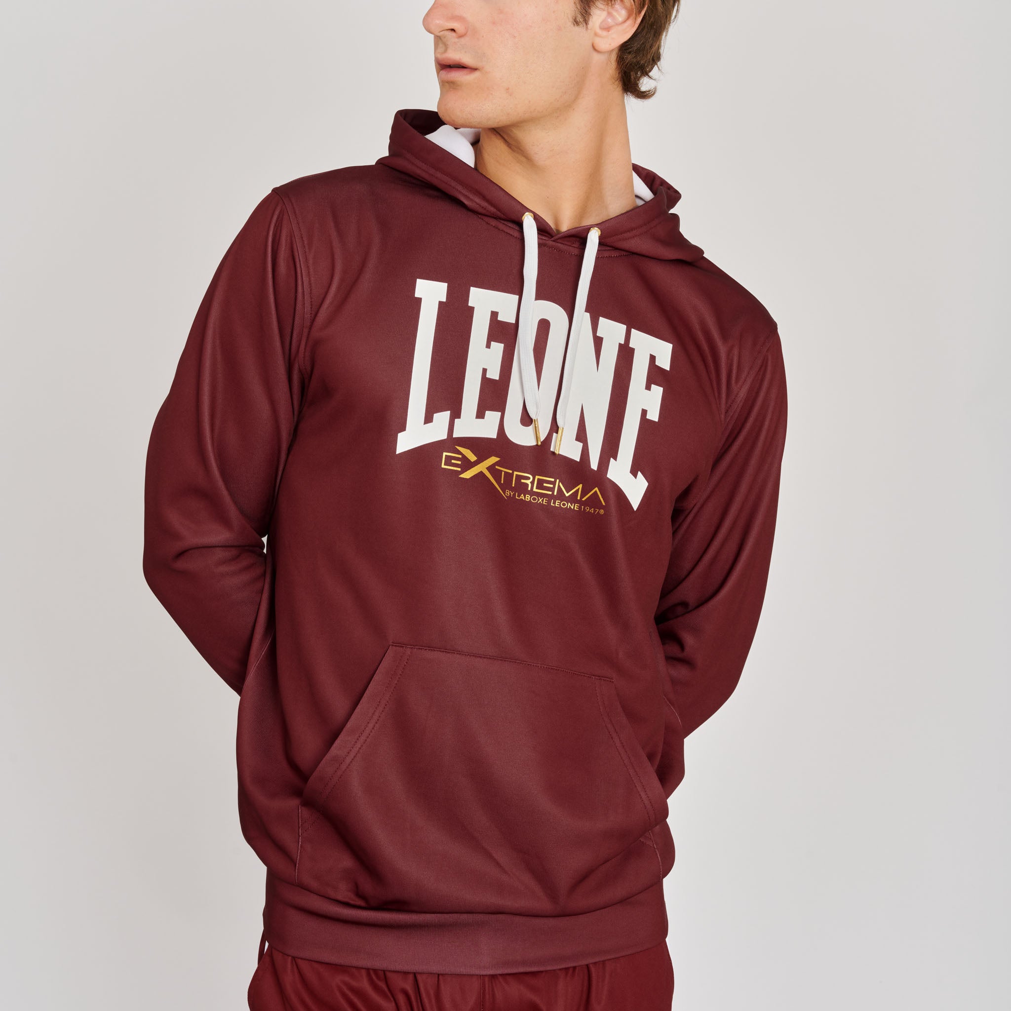 FELPA CON CAPPUCCIO LOGO