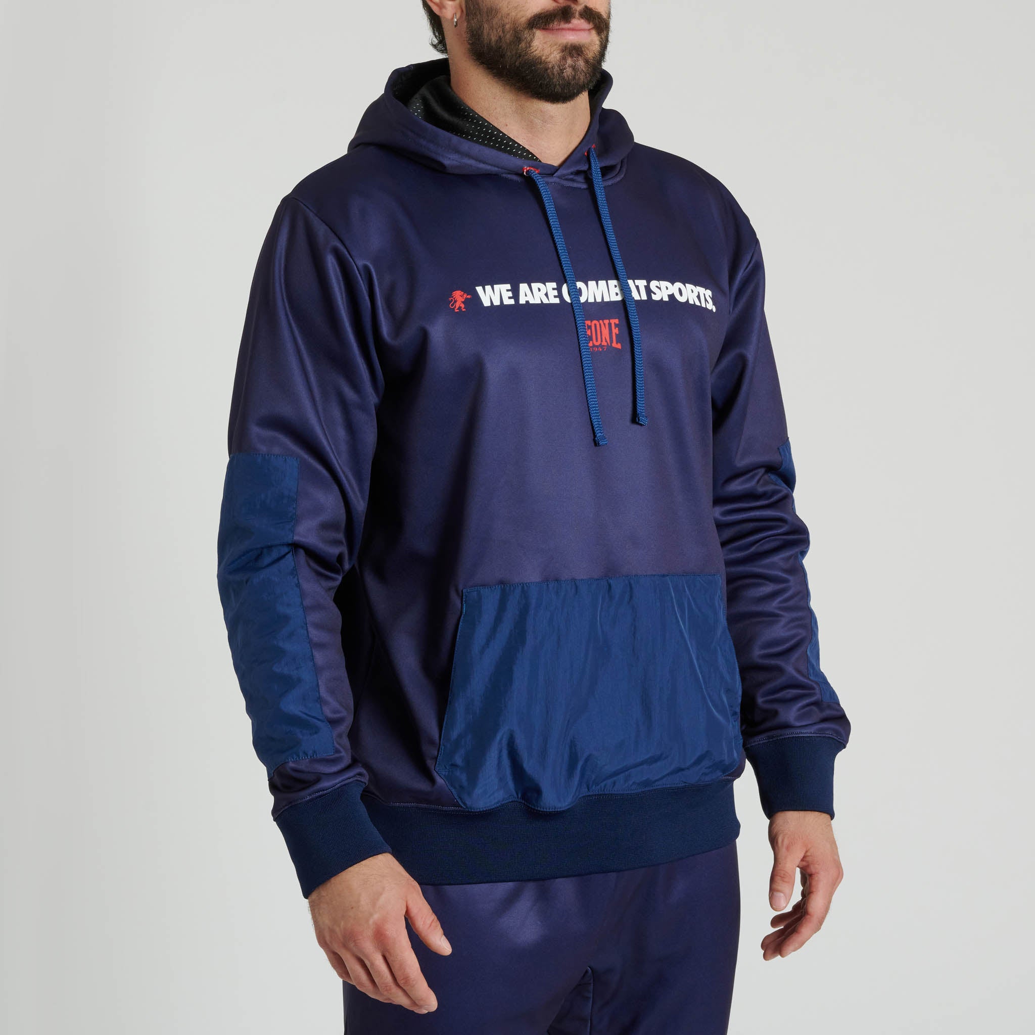 FELPA CON CAPPUCCIO LOGO WACS