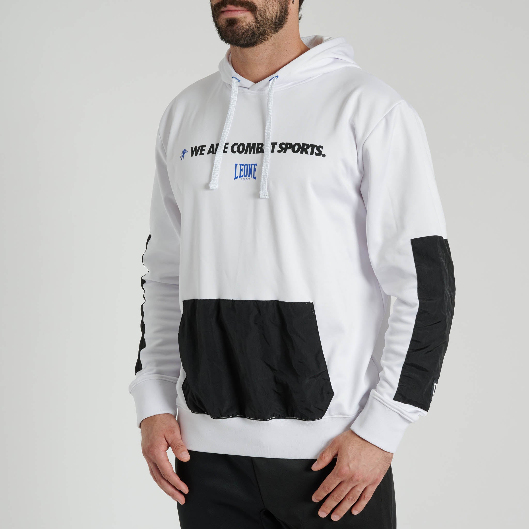 FELPA CON CAPPUCCIO LOGO WACS