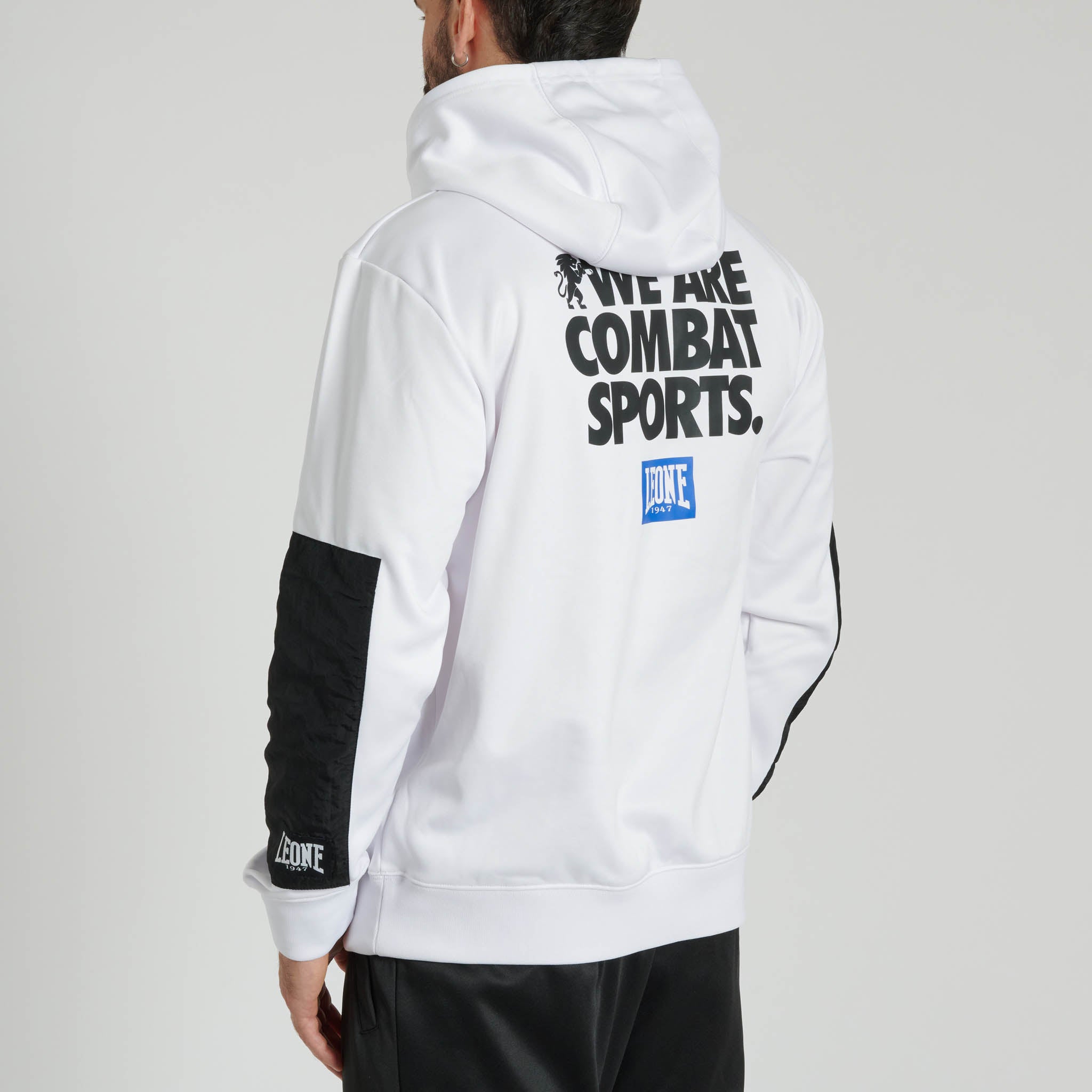 FELPA CON CAPPUCCIO LOGO WACS