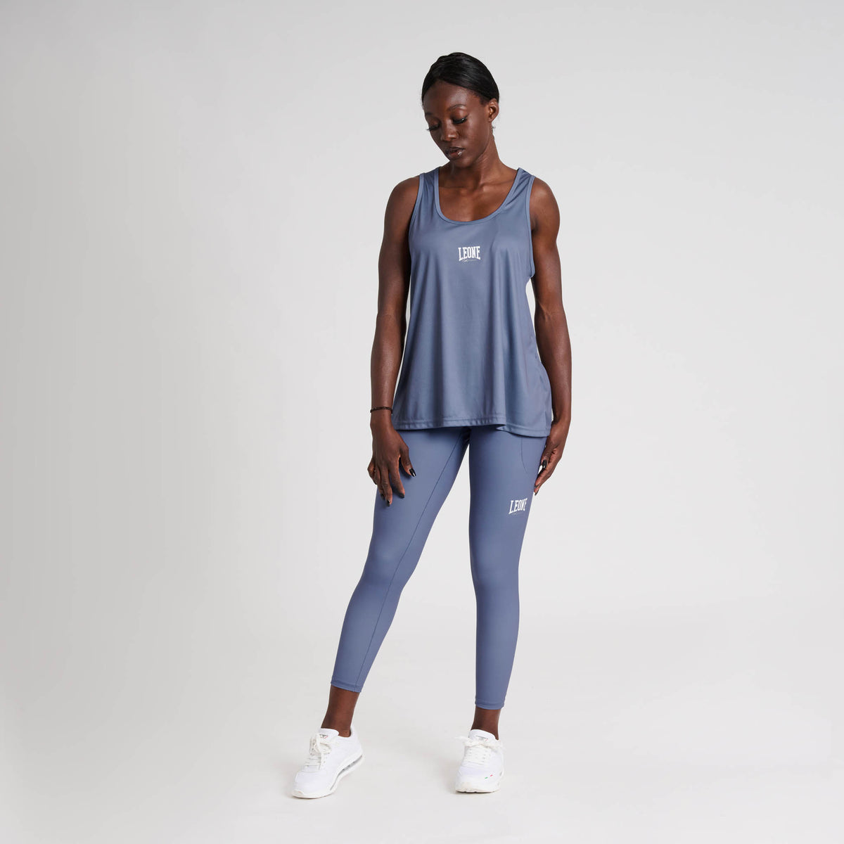 CANOTTA DONNA LOGO DRY MESH