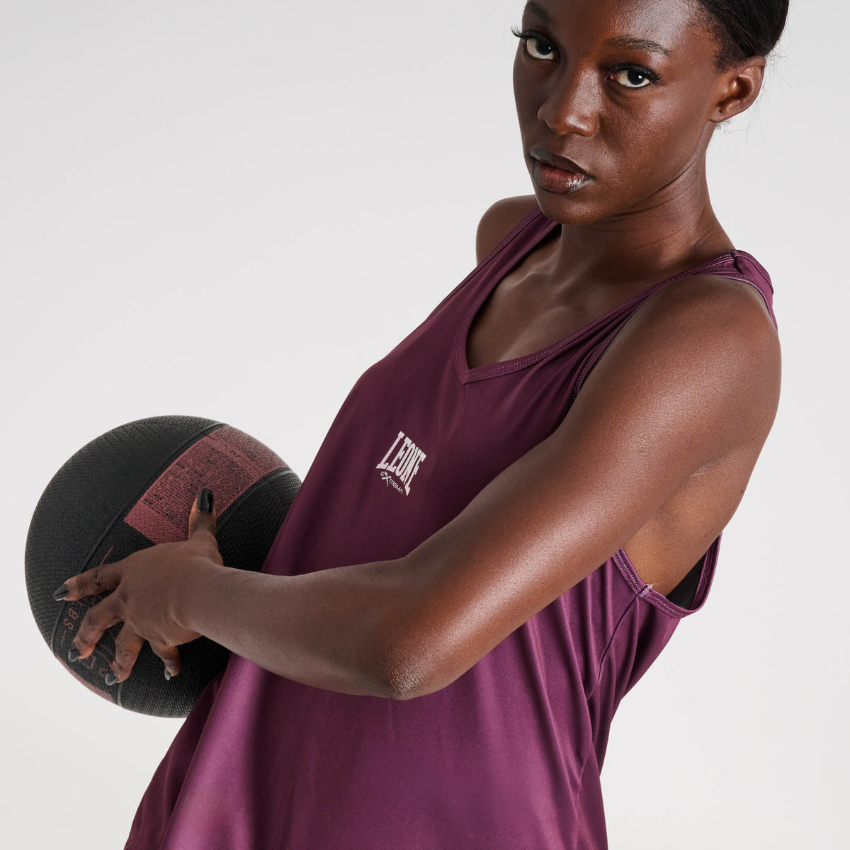 CANOTTA DONNA LOGO DRY MESH