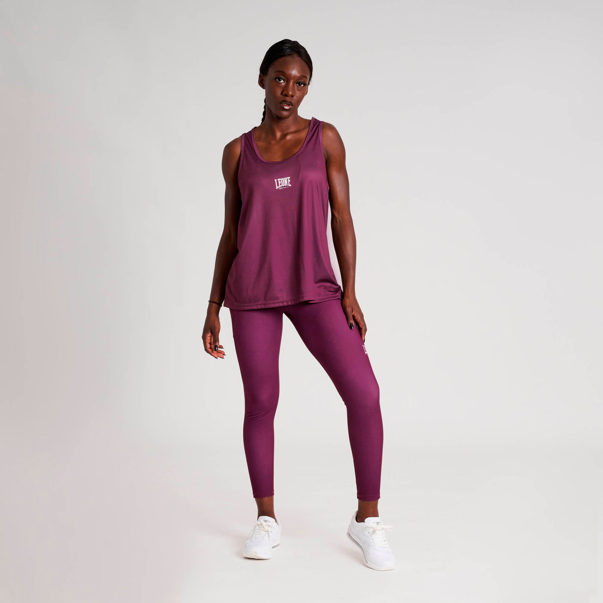 CANOTTA DONNA LOGO DRY MESH