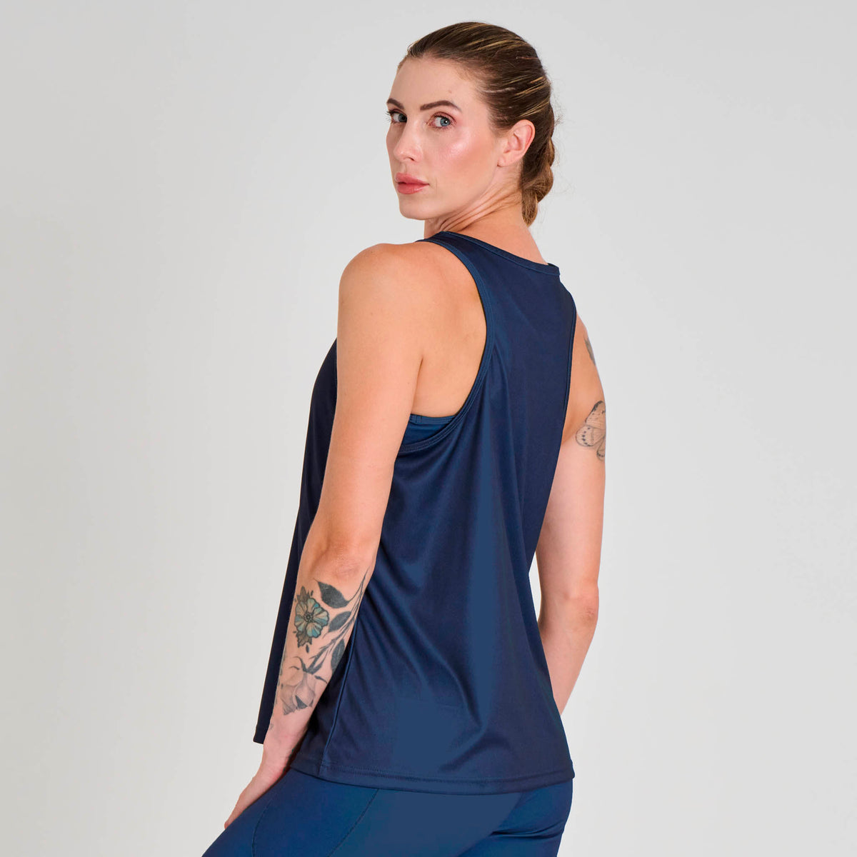 CANOTTA DONNA LOGO DRY MESH
