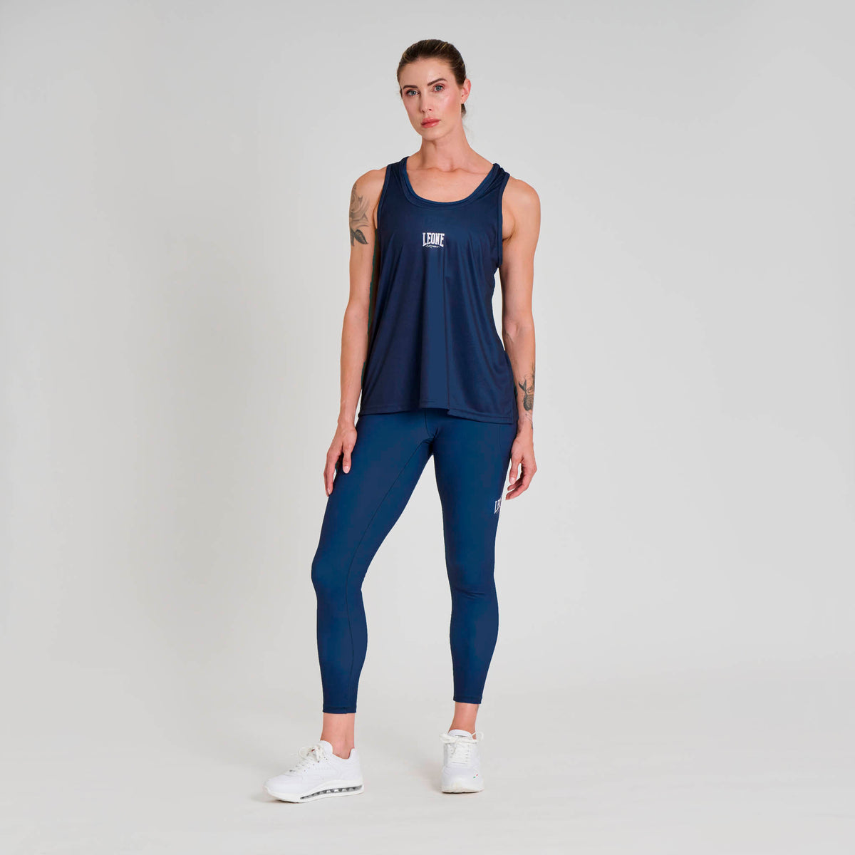 CANOTTA DONNA LOGO DRY MESH