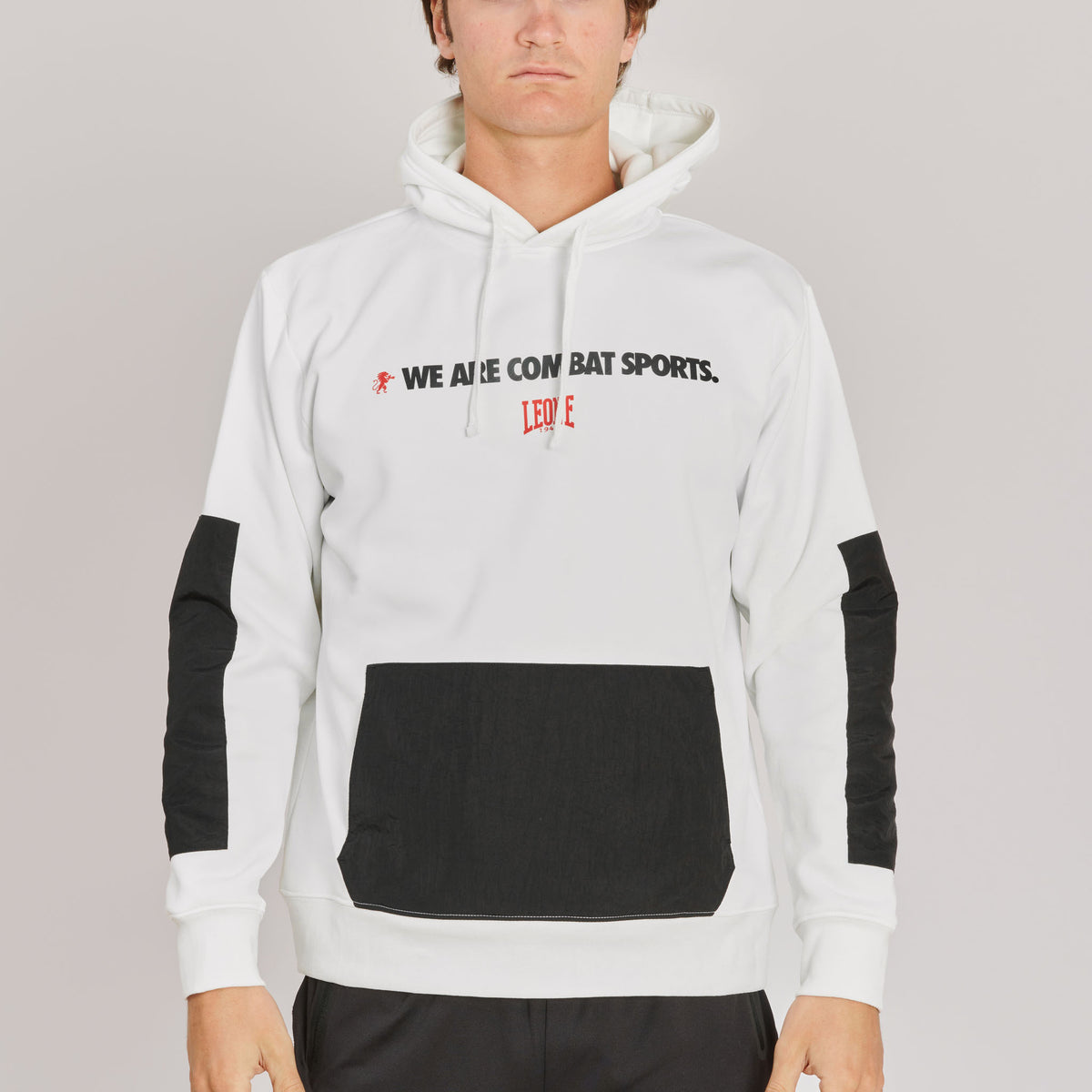 FELPA CON CAPPUCCIO LOGO WACS