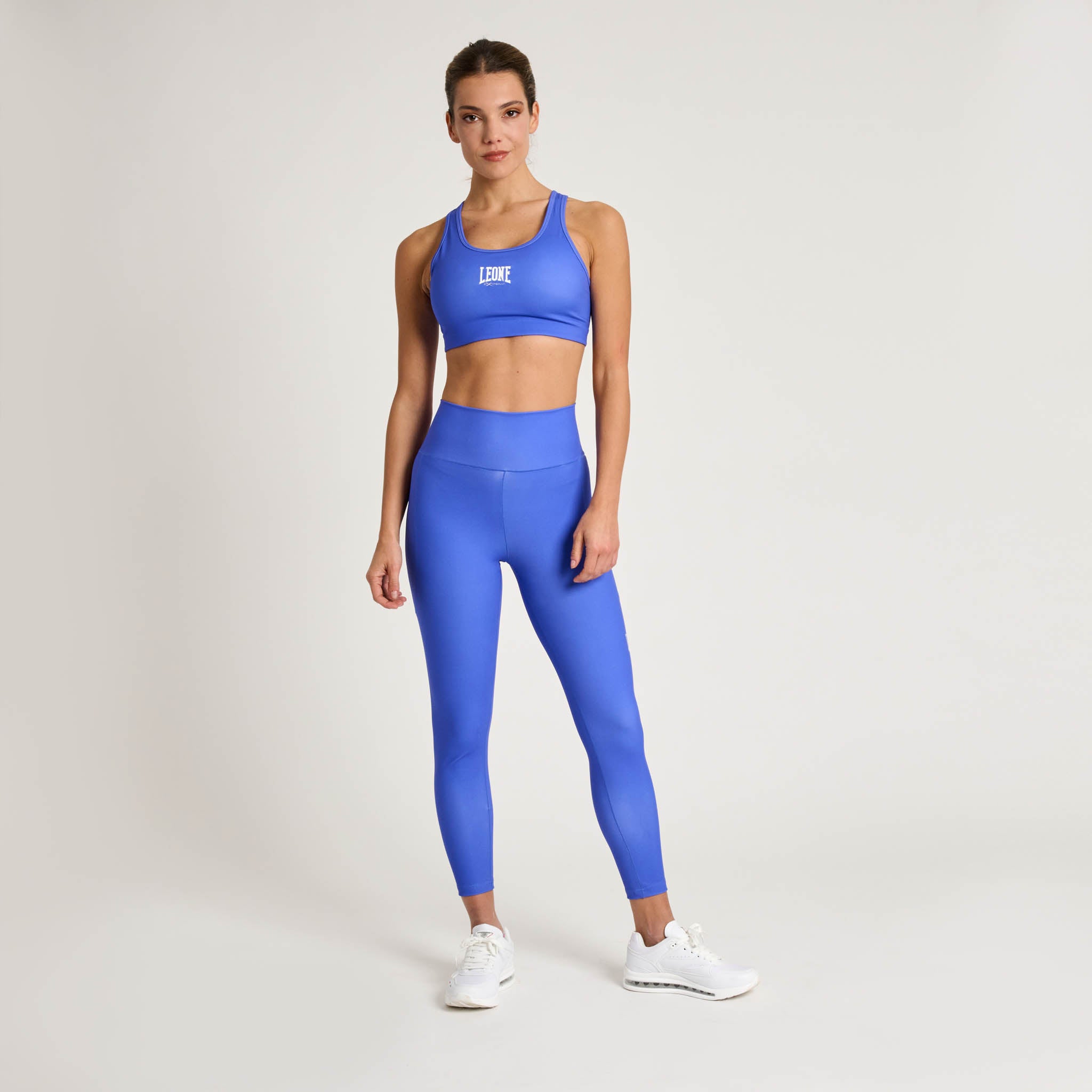 COOL TOUCH LOGO LEGGINGS ABX150 amparo blue | Leone 1947 Official Shop