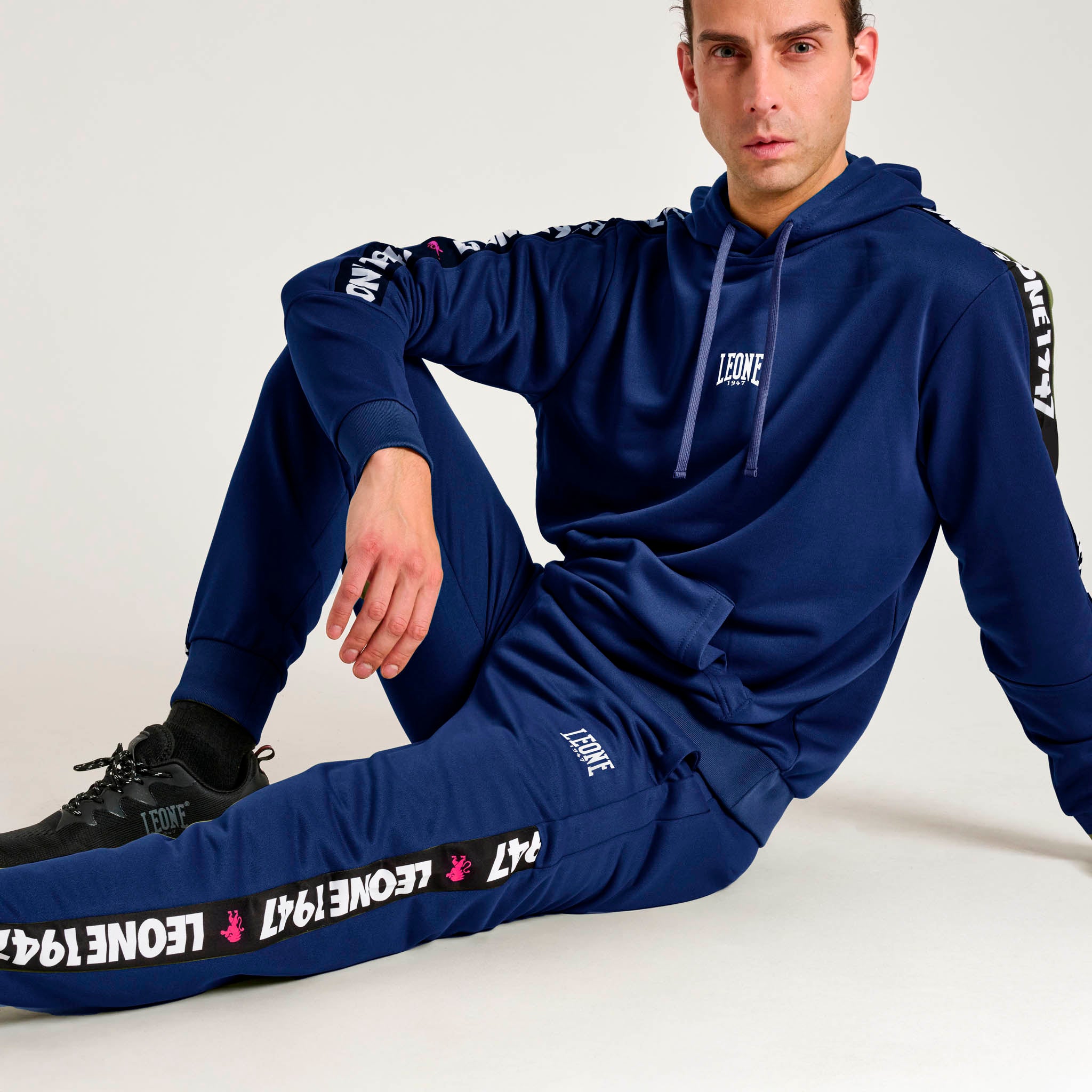 STRIPE 47 HOODED SWEATSHIRT