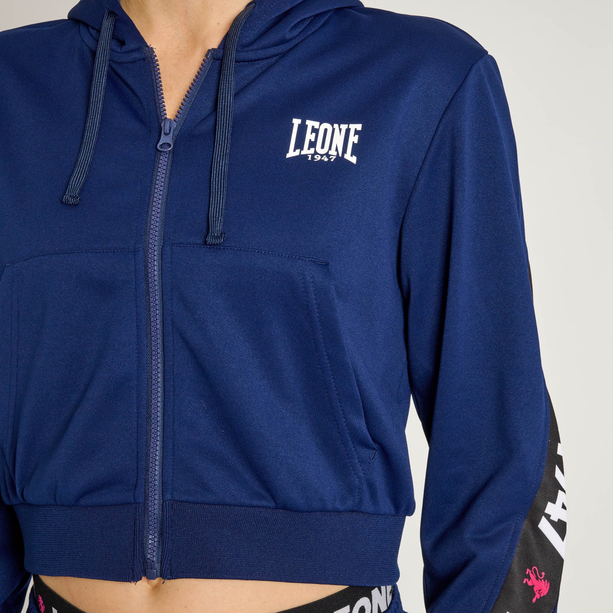 LIGHTWEIGHT STRIPE 47 HOODED SWEATSHIRT