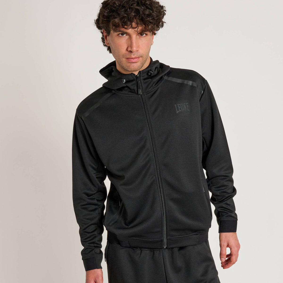 BLACK LION HOODED SWEATSHIRT