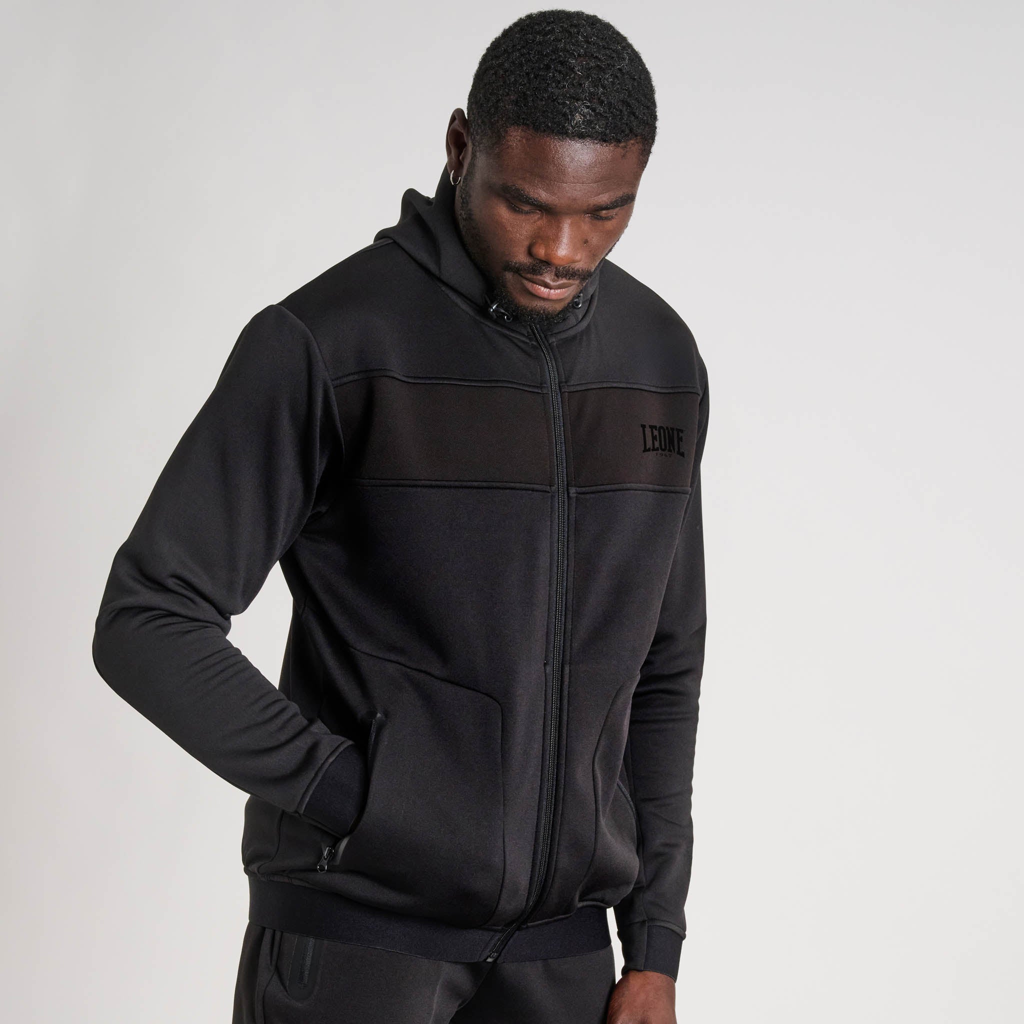 BLACK LION HOODED SWEATSHIRT