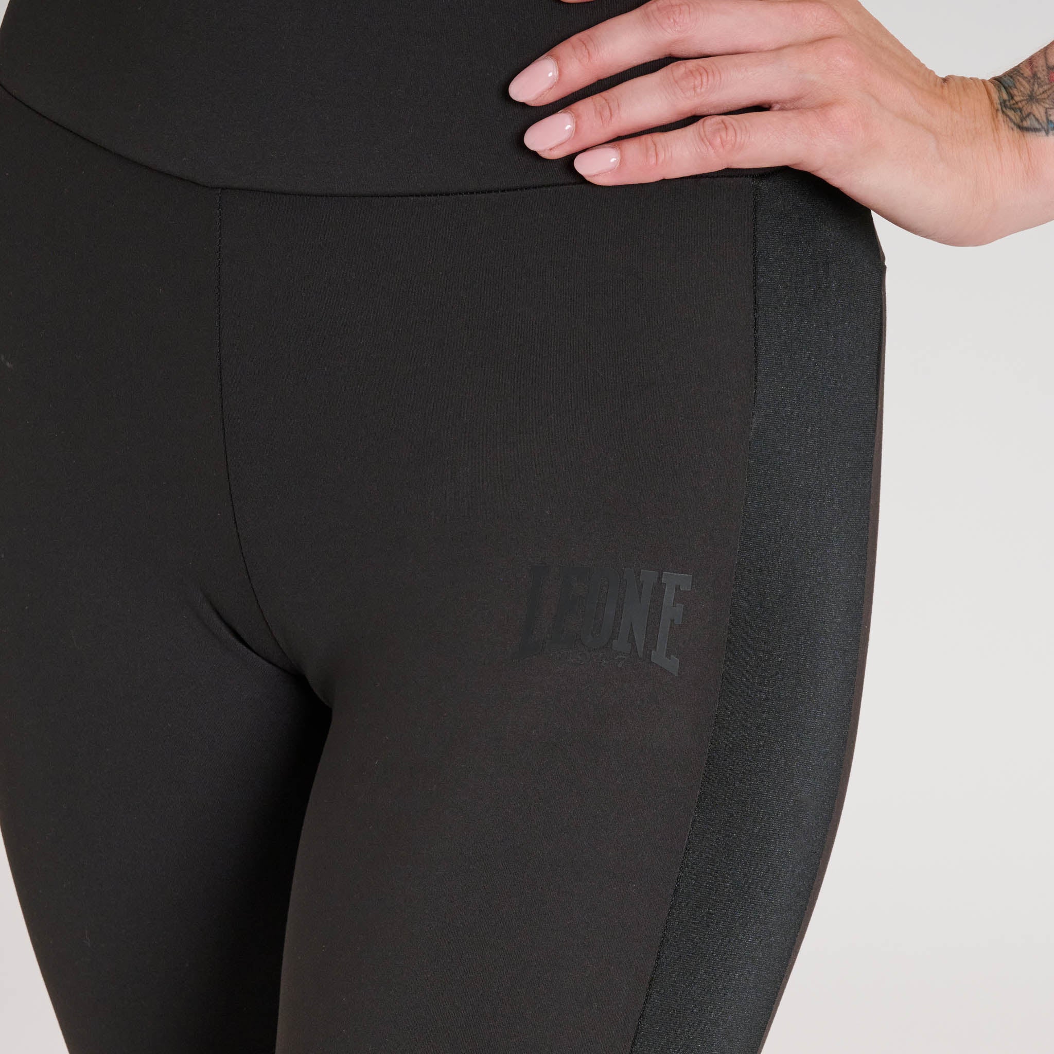【新品未使用】PHERE Leonis Rib Leggins_Black BLACK LION TIGHTS ABX352 black | Leone 1947 Official Shop