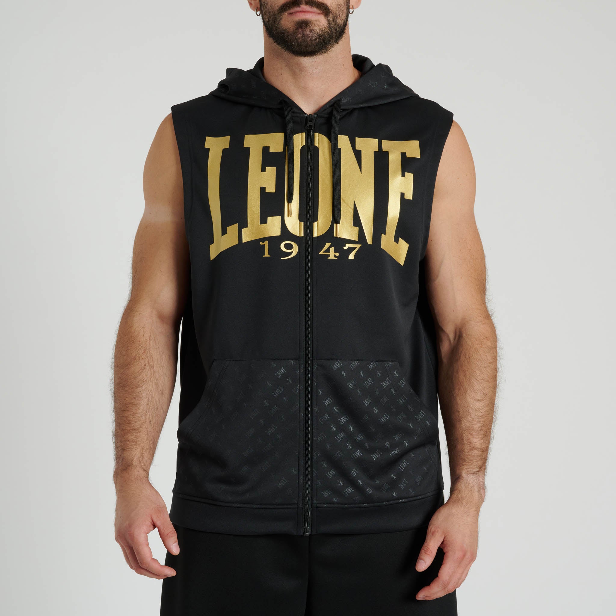 DNA HOODED SLEEVELESS SWEATSHIRT