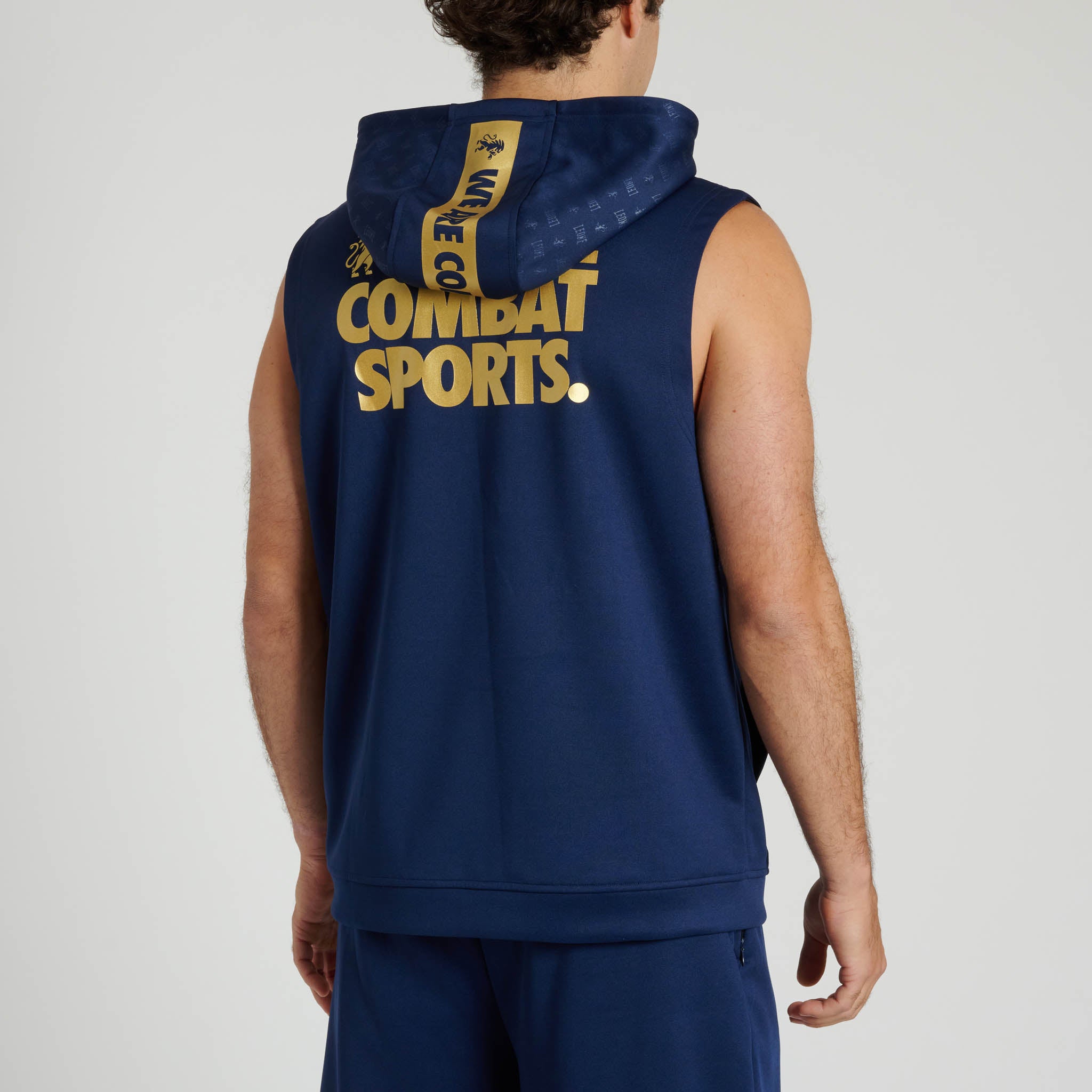 DNA HOODED SLEEVELESS SWEATSHIRT