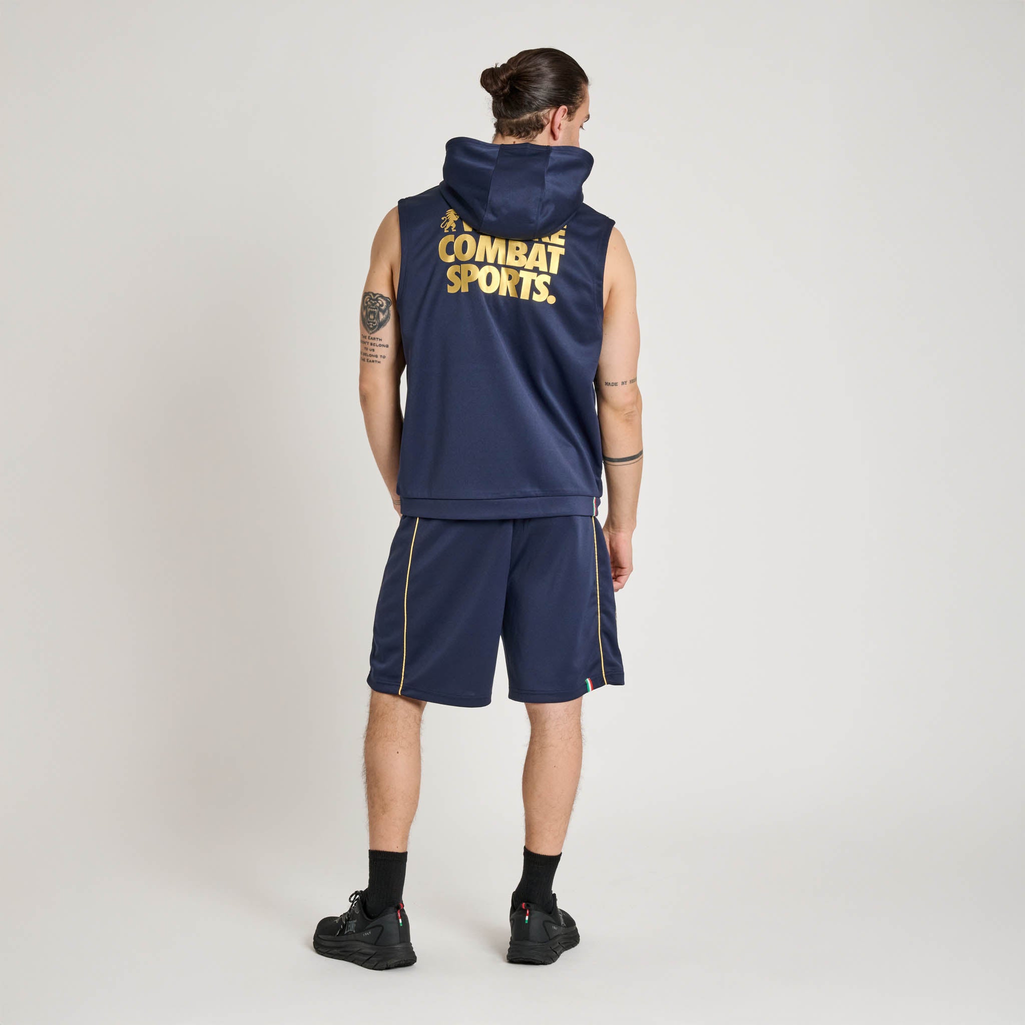 DNA HOODED SLEEVELESS SWEATSHIRT