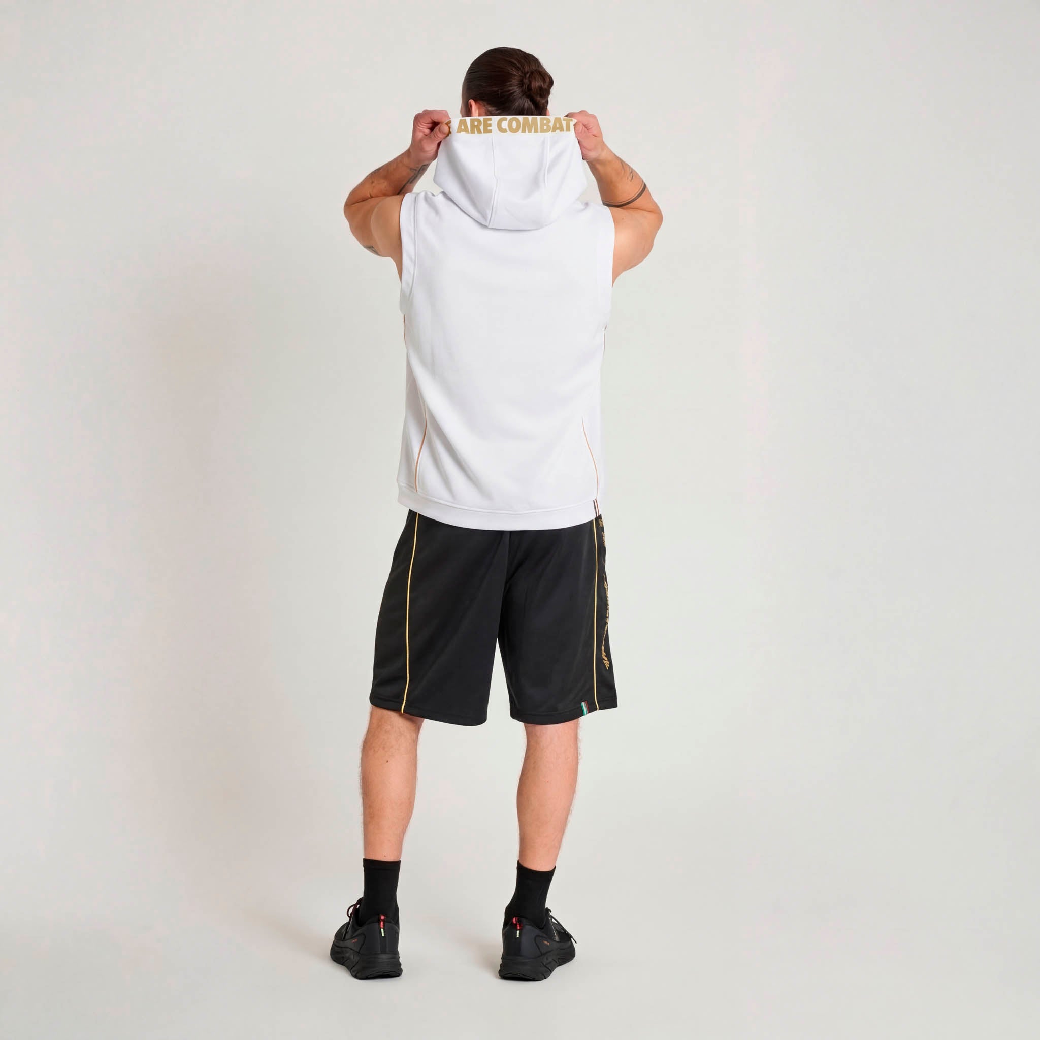 DNA HOODED SLEEVELESS SWEATSHIRT 