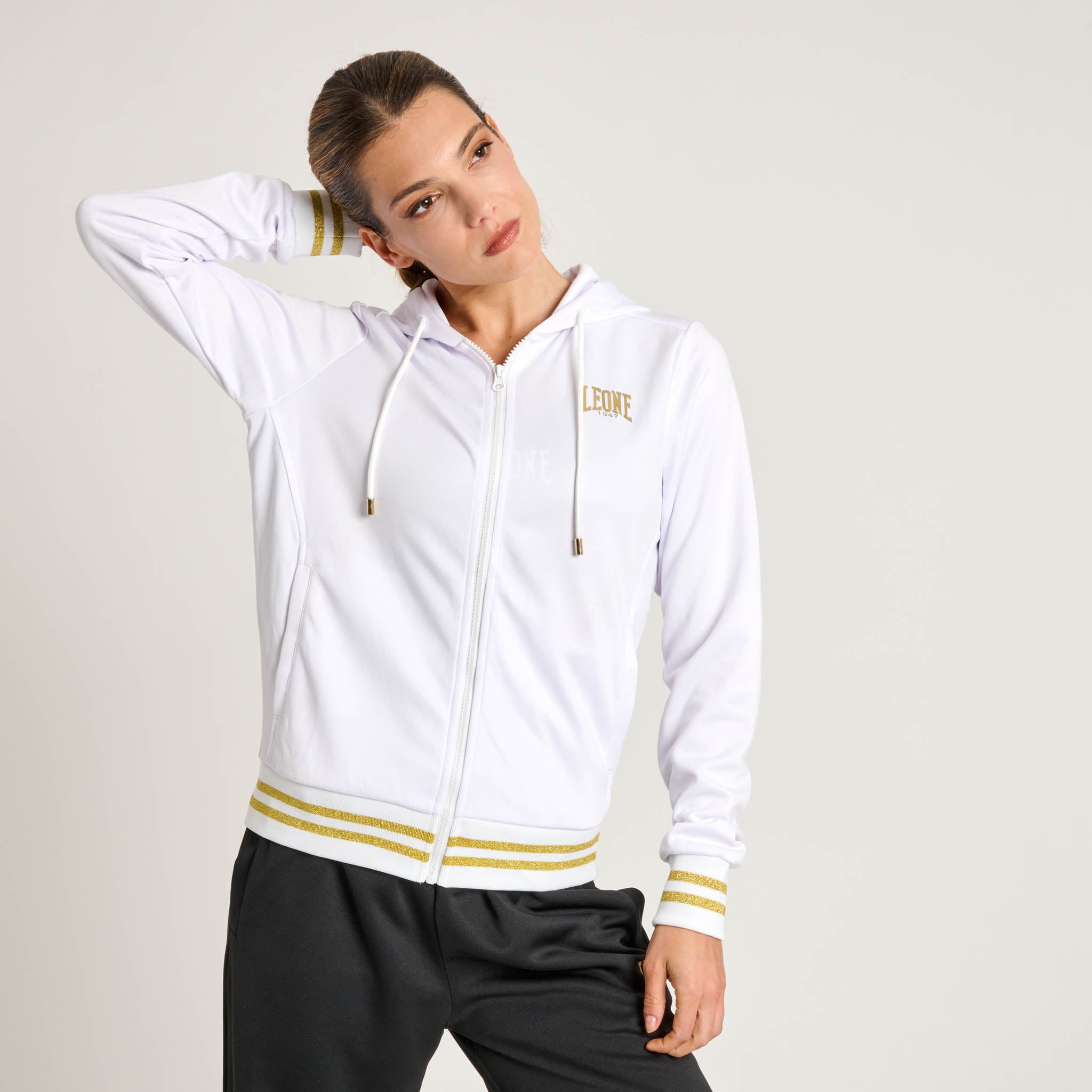 FELPA CON CAPPUCCIO DNA