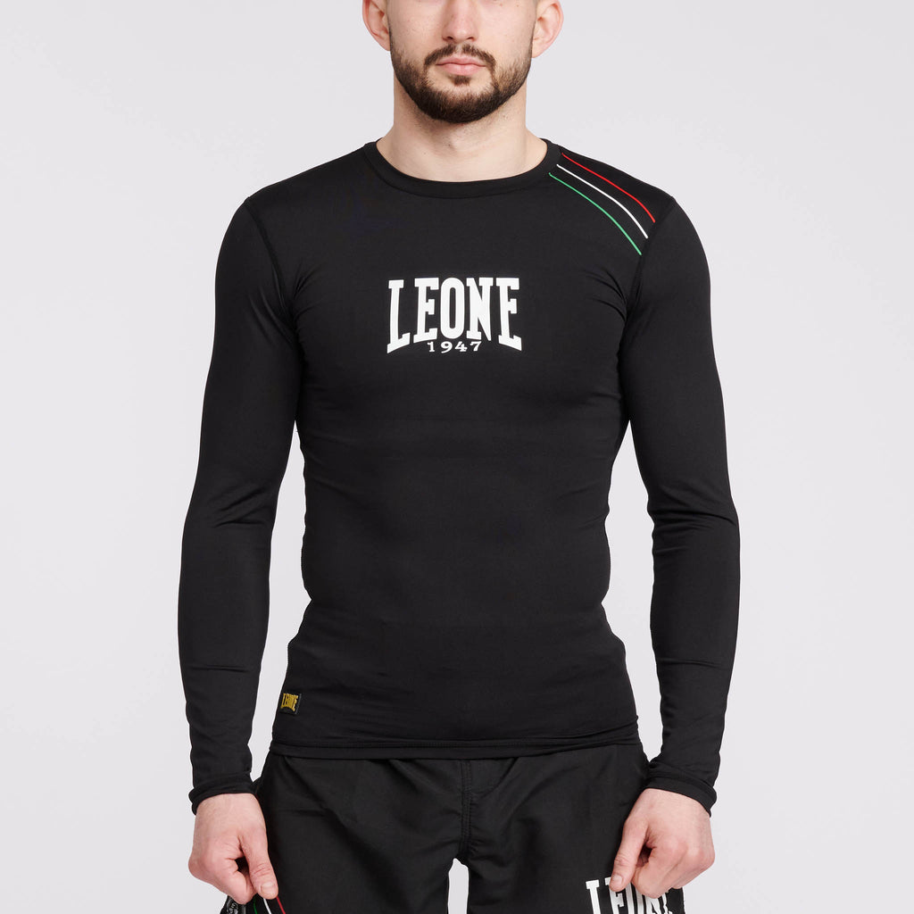 FLAG COMPRESSION LONGSLEEVED T SHIRT
