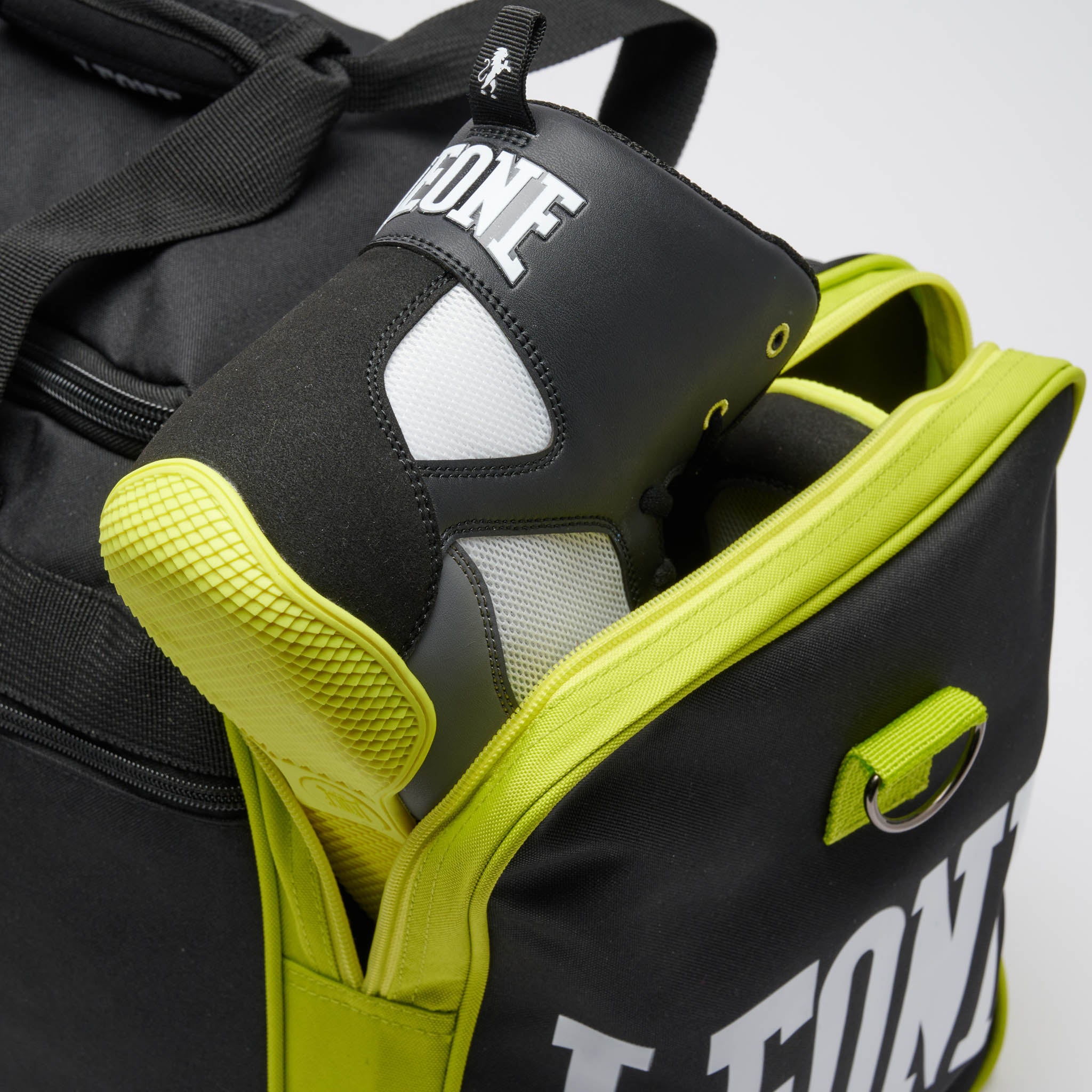 COLOR BLOCK DUFFEL BAG