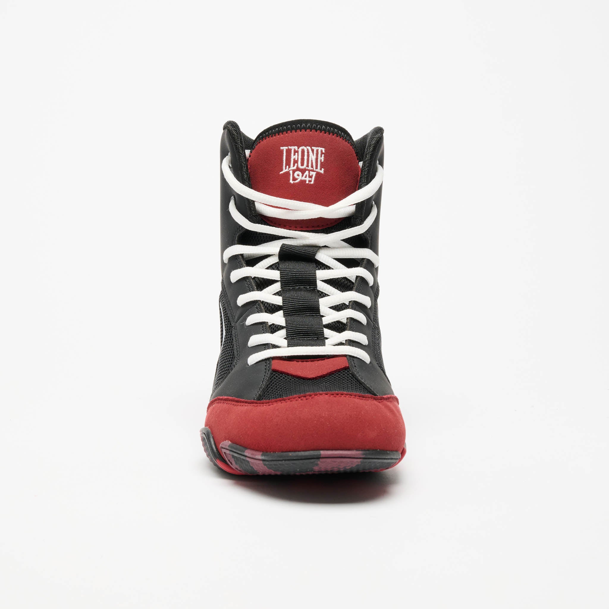 PREMIUM BOXING SHOES CL110 black/red camo | Leone 1947 Official Shop