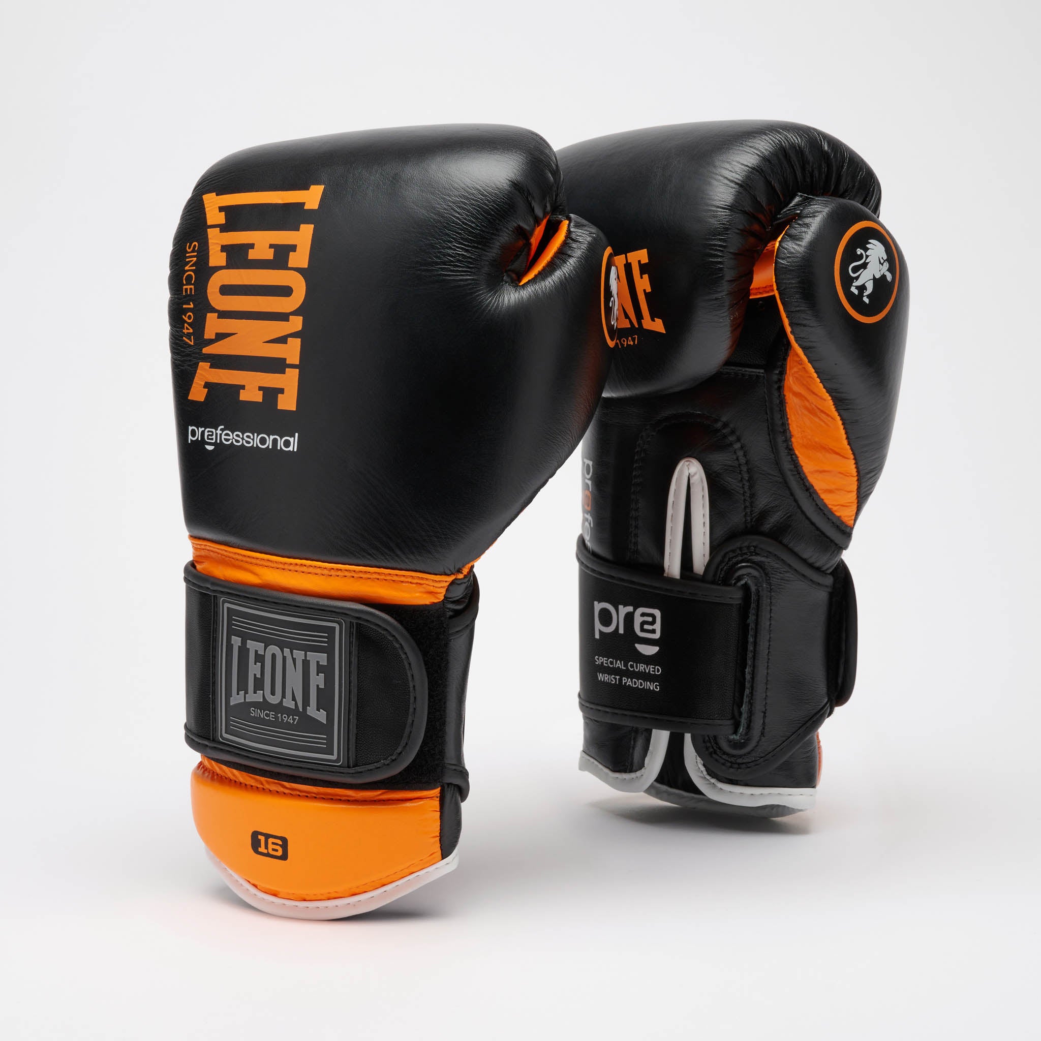 PROFESSIONAL 2 BOXING GLOVES GN115C orange | Leone 1947 Official Shop