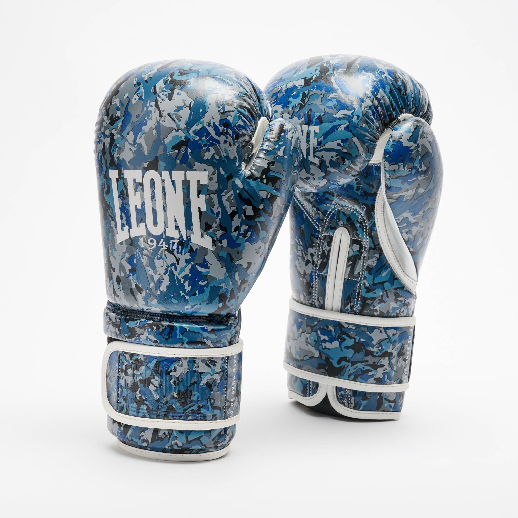 URBAN FIGHTER BOXING GLOVES GN309 blu camo | Leone 1947 Official Shop