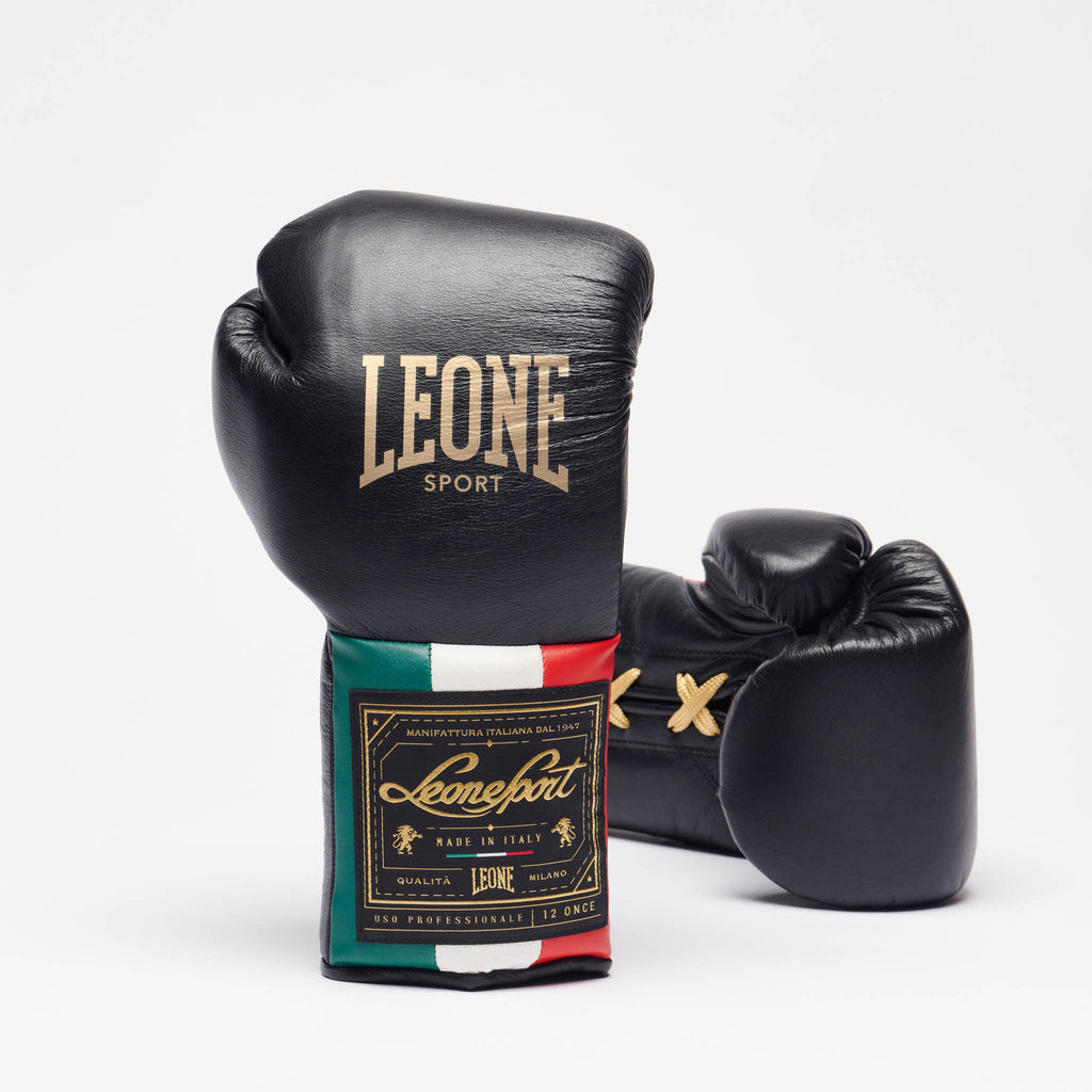 GUANTI BOXE ORLANDO TRICOLORE LACCI