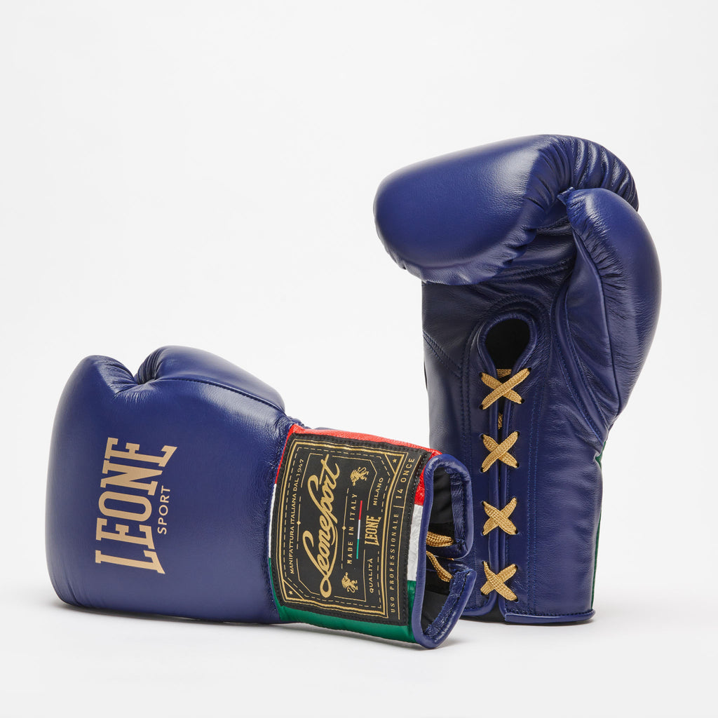 GUANTI BOXE ORLANDO TRICOLORE LACCI