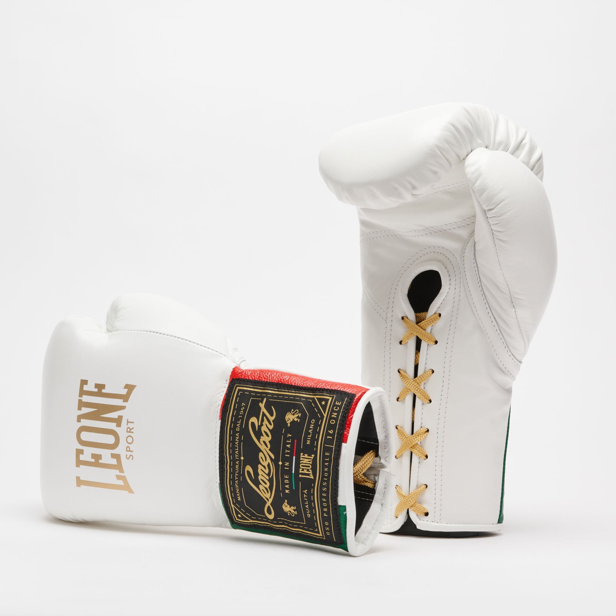ORLANDO TRICOLOUR BOXING GLOVES WITH LACES
