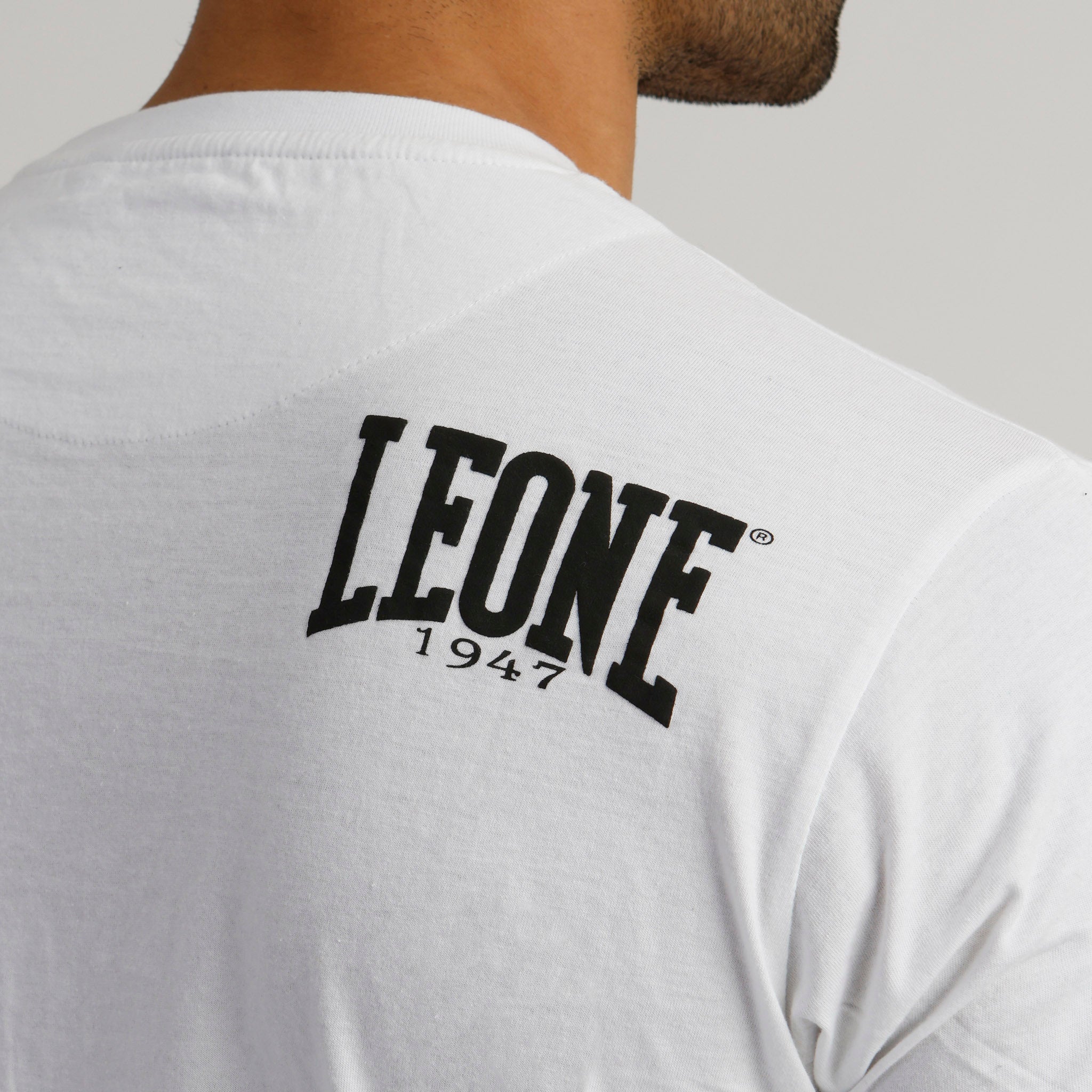 Man t-shirt short sleeves Boxing LSM205 white | Leone 1947